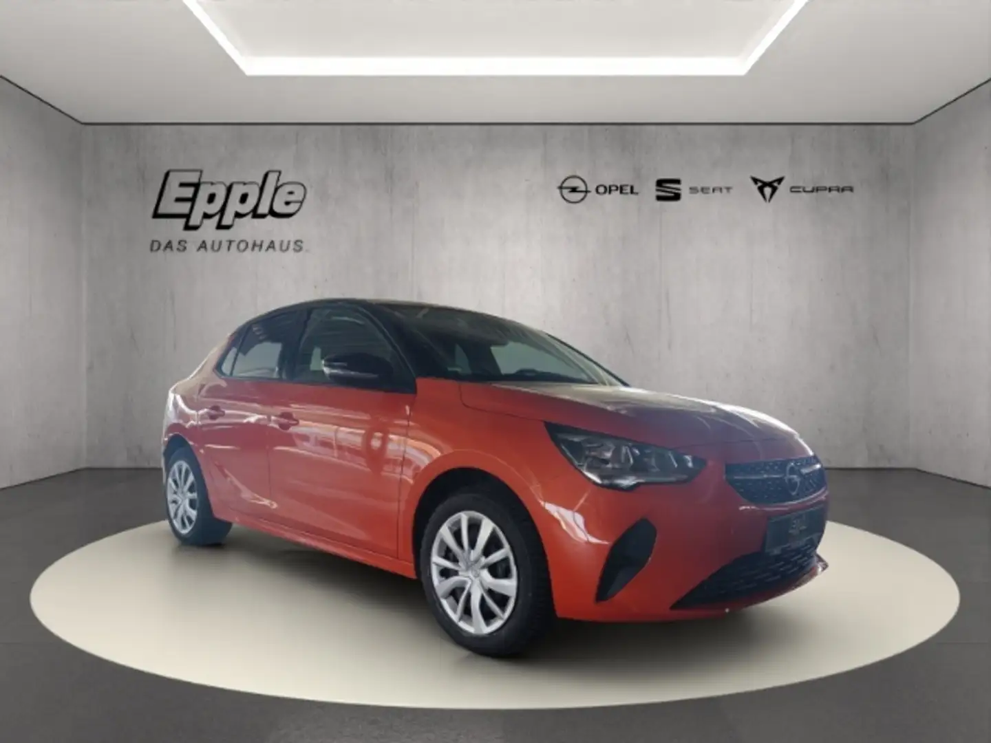 Opel Corsa-e Edition LED Winterpaket 11 kw Onboard 180°Kamera Orange - 1