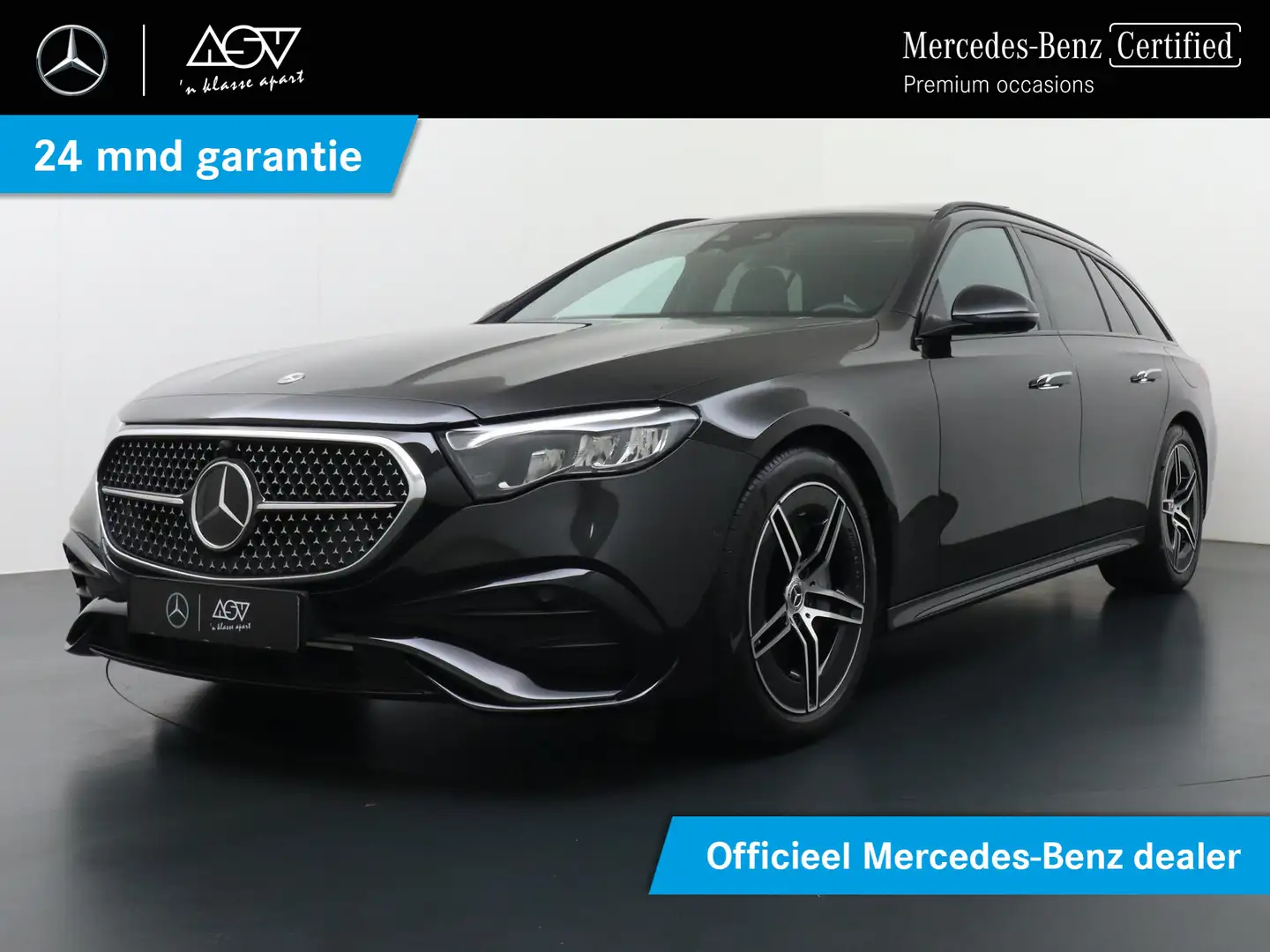Mercedes-Benz E 300 Estate e AMG Line Panoramadak, wegklapbare trekhaa Noir - 1