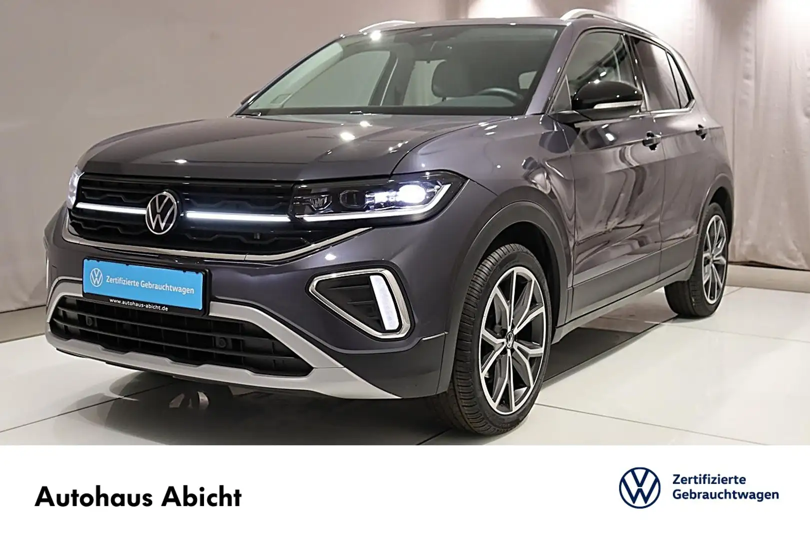 Volkswagen T-Cross Style 1.0 TSI DSG Winterr.ACC KAMERA IQ.LIGHT NAVI Gris - 1