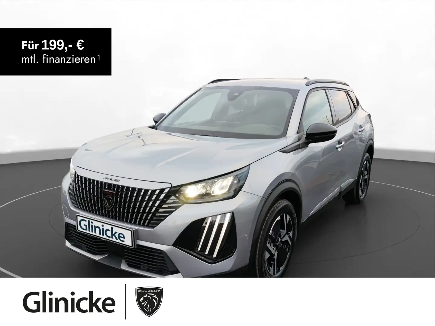 Peugeot 2008 Allure PureTech 100 CarPlay SHZ ACC PDC Grau - 1