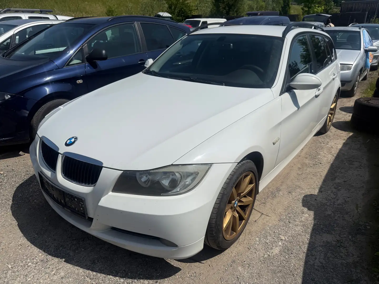 BMW 320 320d Touring alu klimatronik euro 4 Biały - 2
