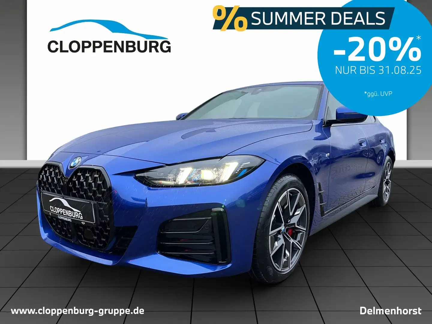 BMW 420 d Head-Up+AHK+Navi+ACC+SHZ+HiFi UPE: 72.830€ Blau - 1