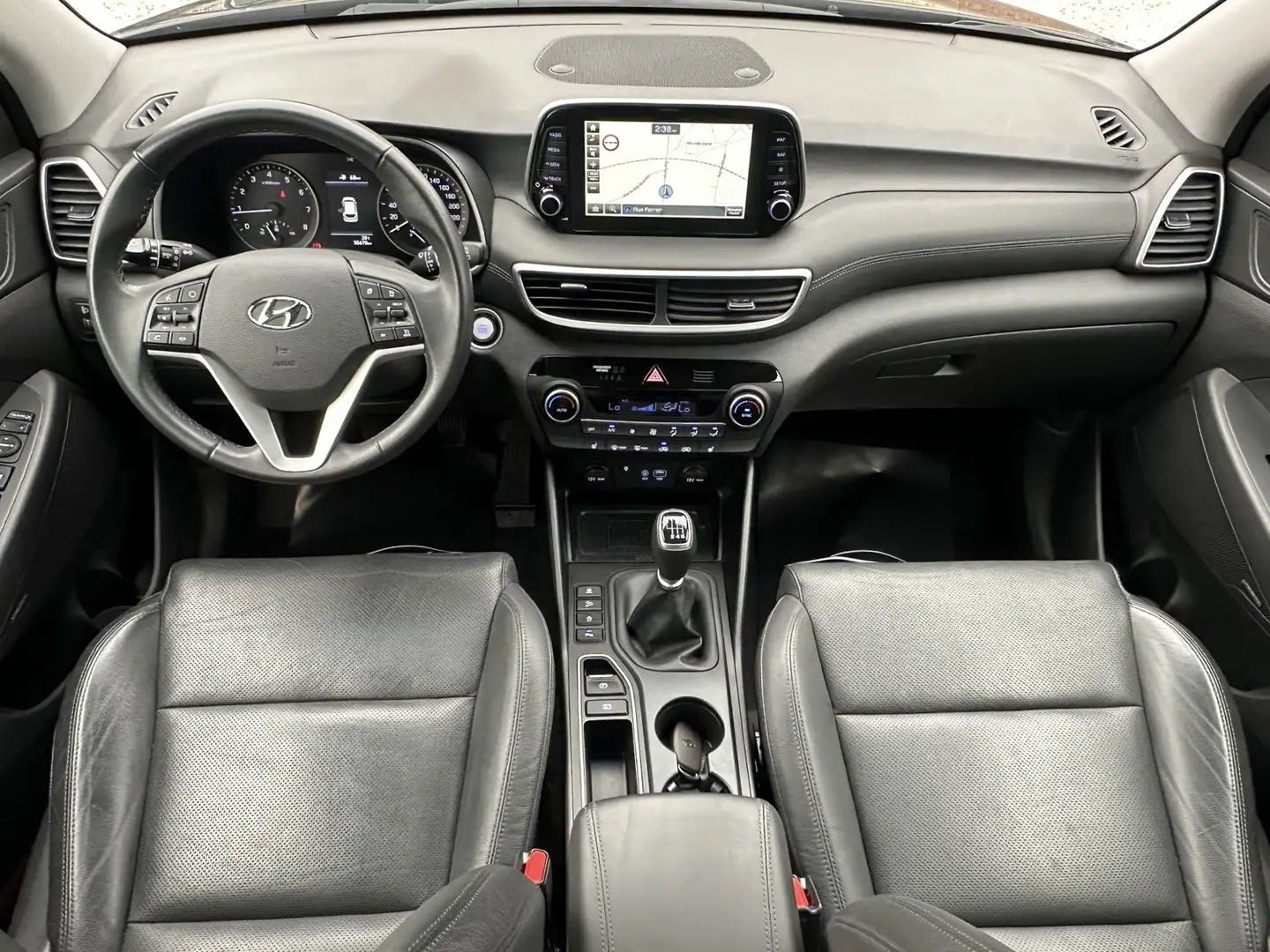 Hyundai TUCSON 1.6 GDi Shine /CarPlay/Navi/Cuir/Led/S.c/Garantie/ Negro - 2