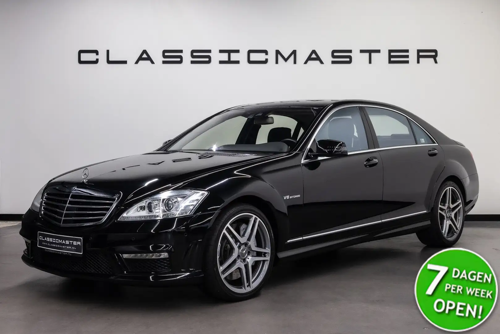 Mercedes-Benz S 63 AMG Lang Btw auto, Fiscale waarde € 12.000,- (€ 49.545 Zwart - 1