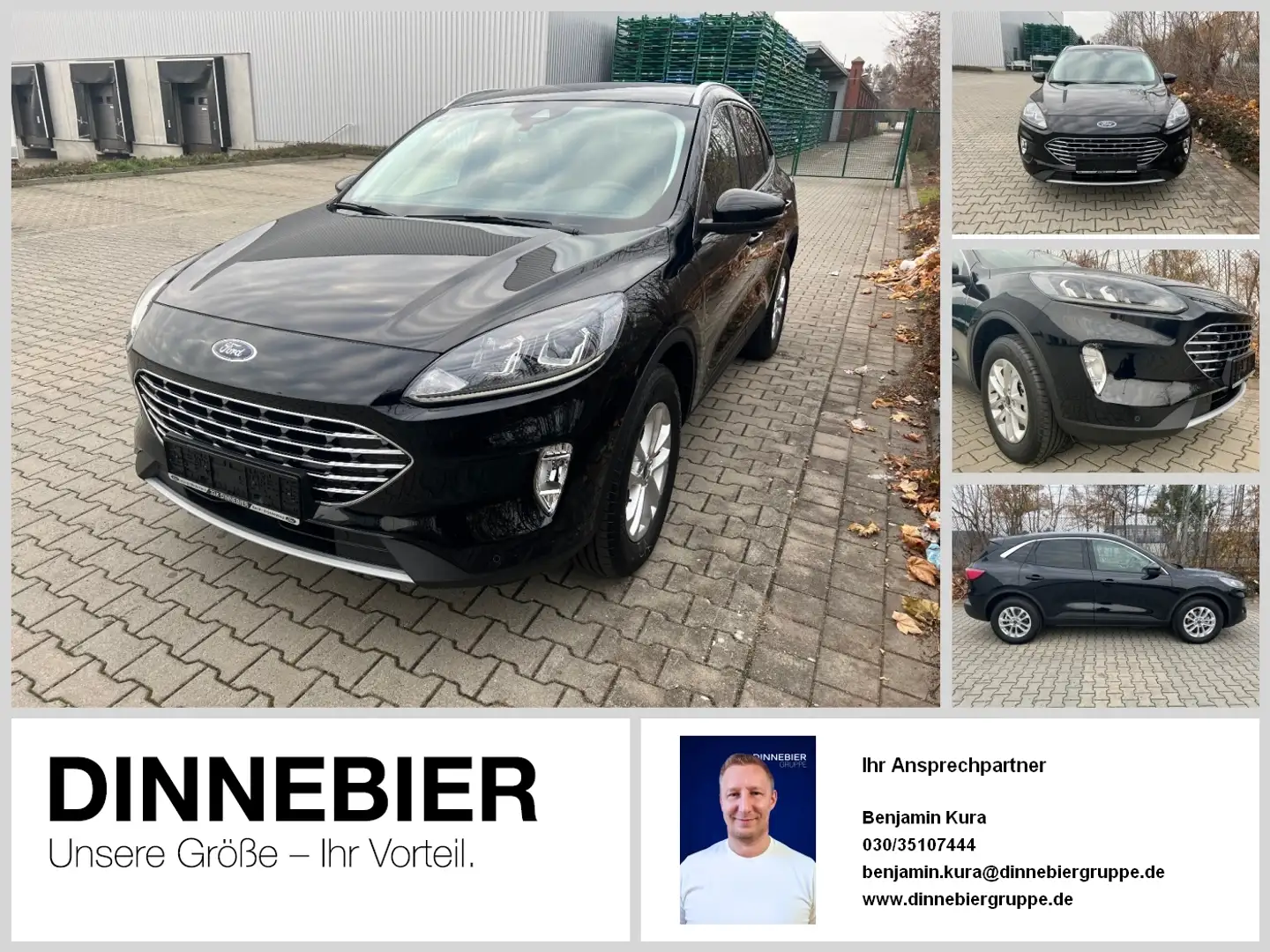 Ford Kuga TITANIUM *GJR*NAVI*elektr. HECKKLAPPE* Schwarz - 1
