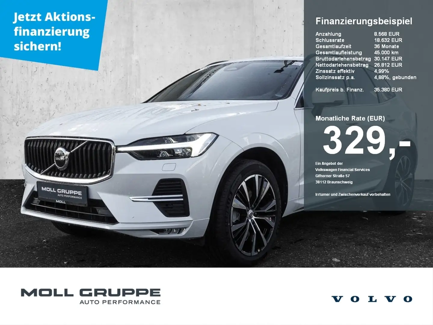 Volvo XC60 XC 60 B4 2WD Core 4xSHZ EL.HECK KAM Weiß - 1