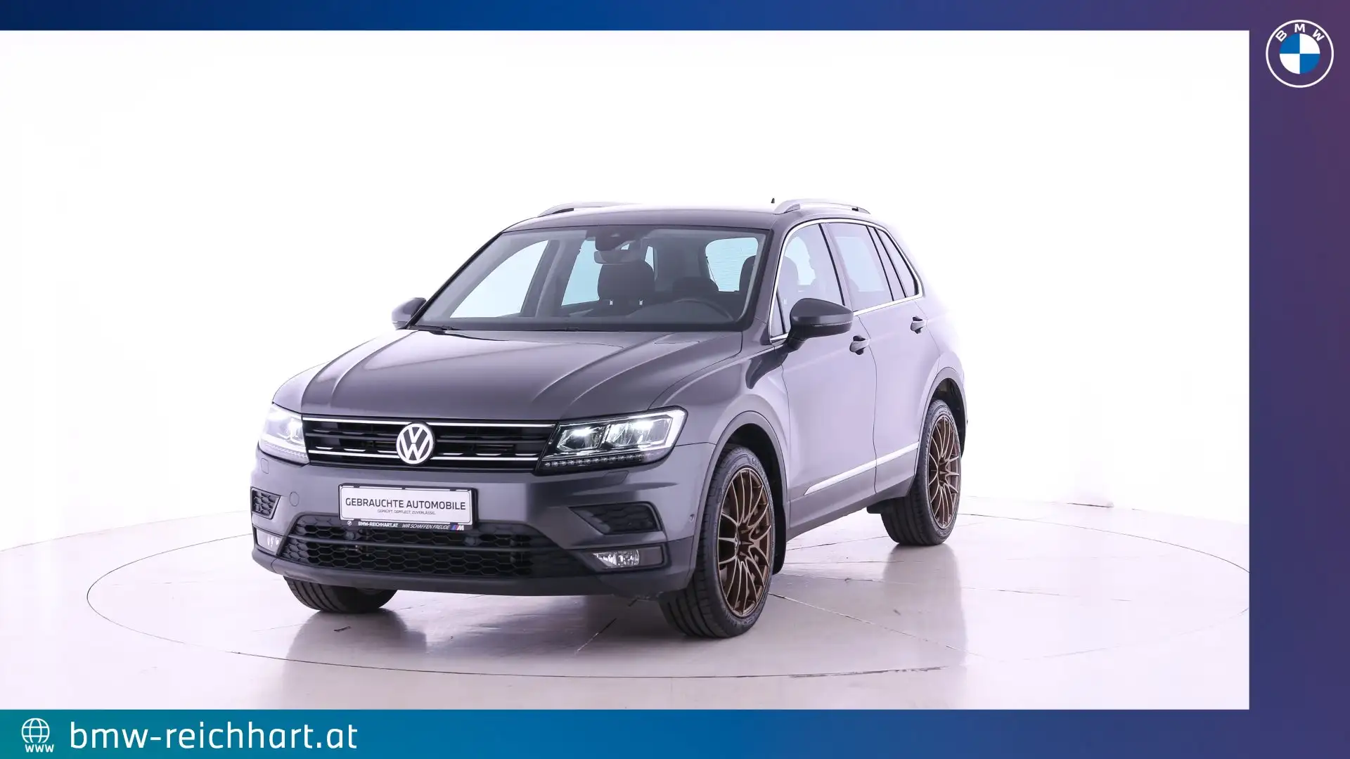 Volkswagen Tiguan 2,0 TSI 4Motion Comfortline DSG Allrad / Lenkradheizung / LED / Rückfahrkamera Grau - 1