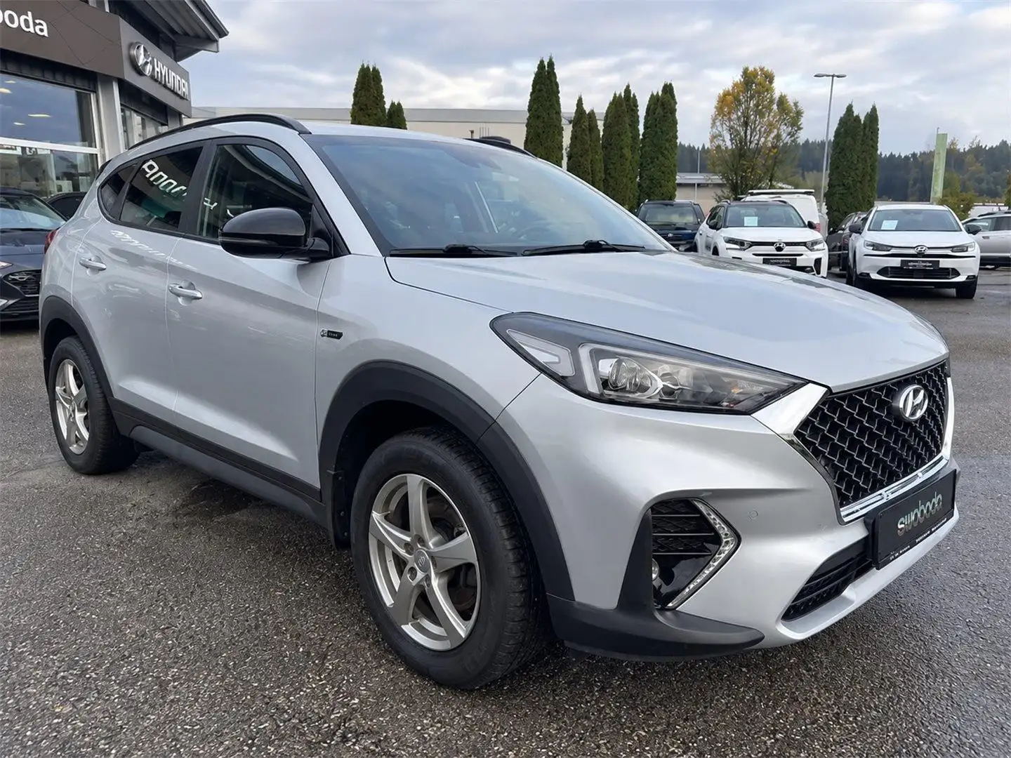 Hyundai TUCSON Tucson 1,6 Crdi N-line DCT Silber - 2
