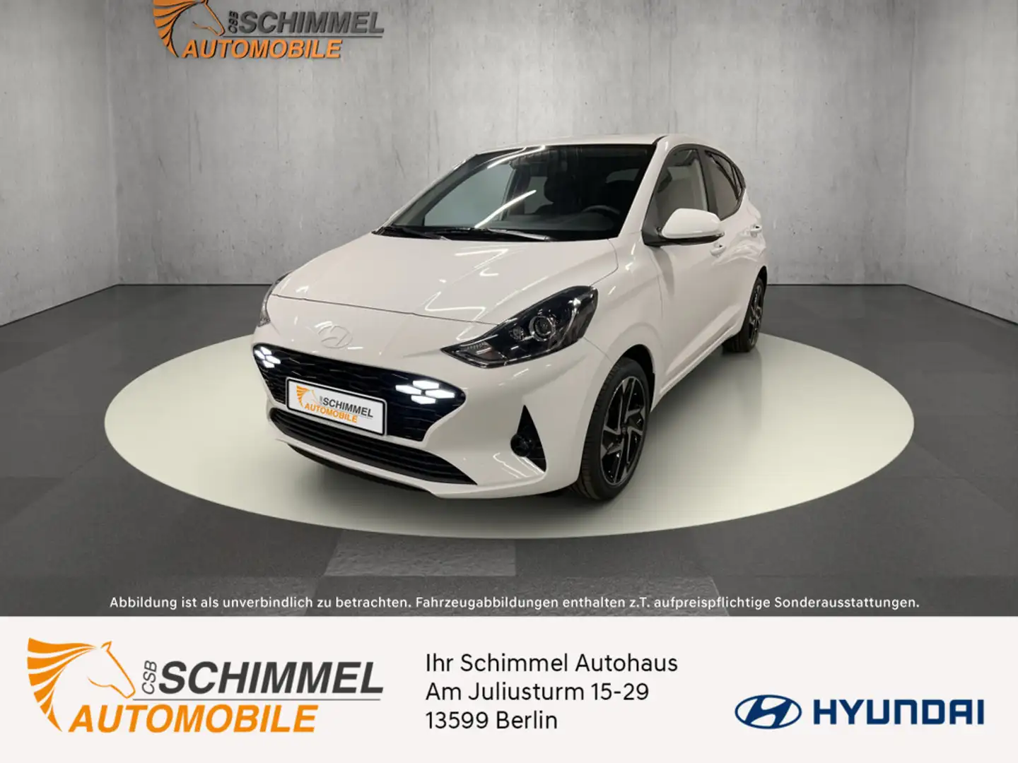 Hyundai i10 PRIME MY24 1,2 l KLIMA SHZ KAMERA NAVI Bianco - 1