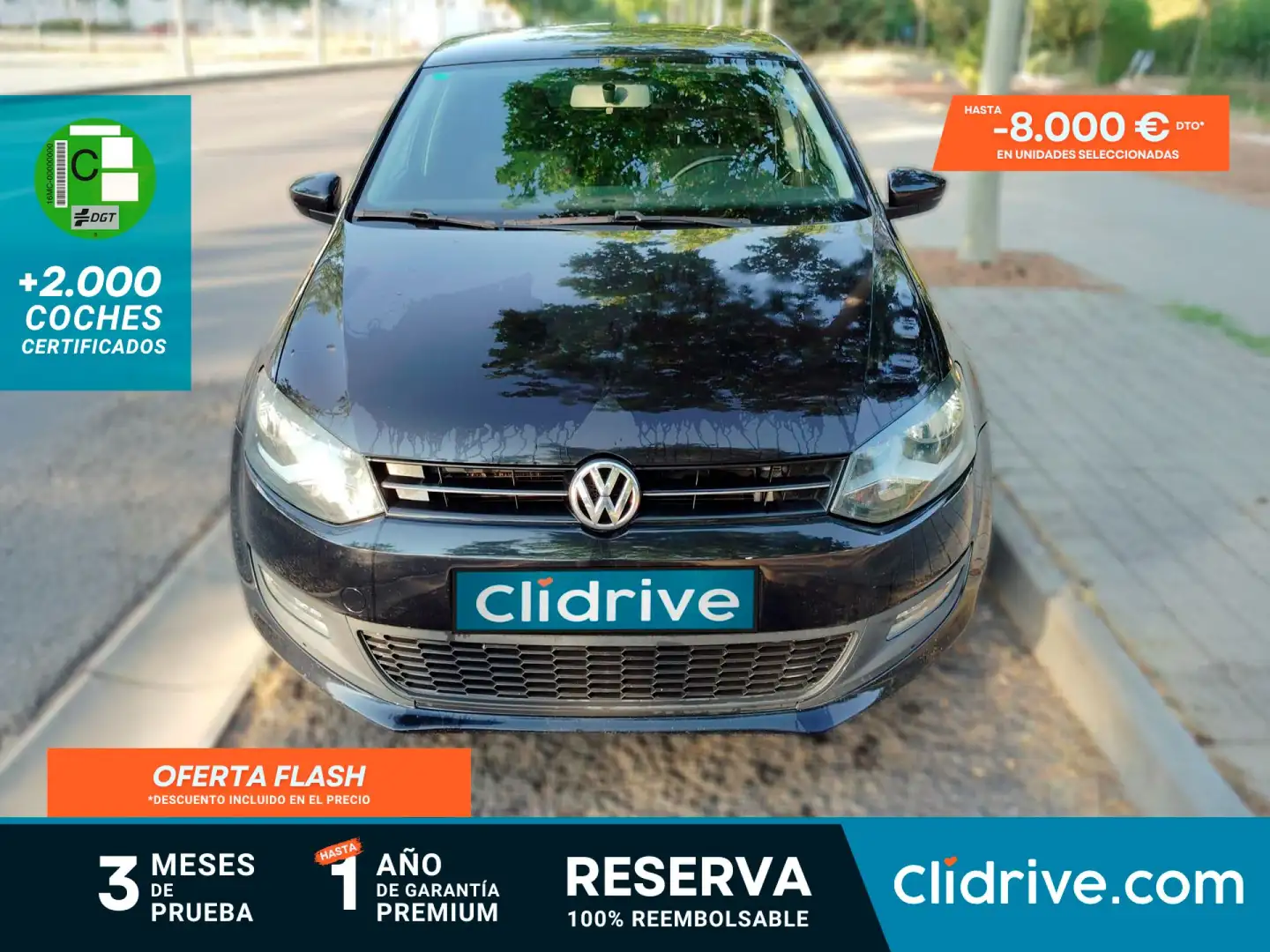 Volkswagen Polo 1.2 TSI Advance 90 Negro - 1