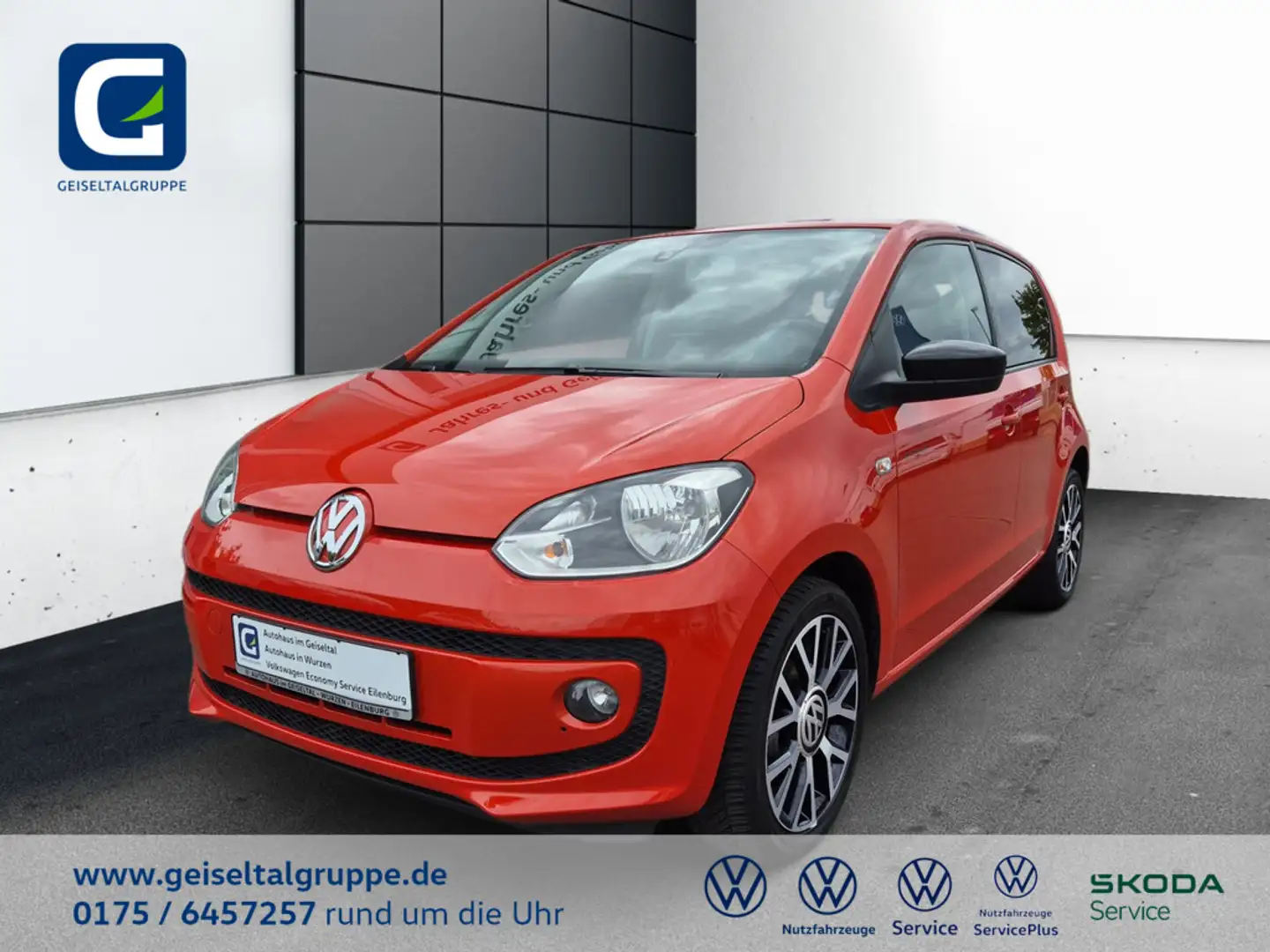 Volkswagen up! 1.0 groove up! 1.0 groove up! *NAVI*SHZ*PDC*TEMP*K Orange - 1