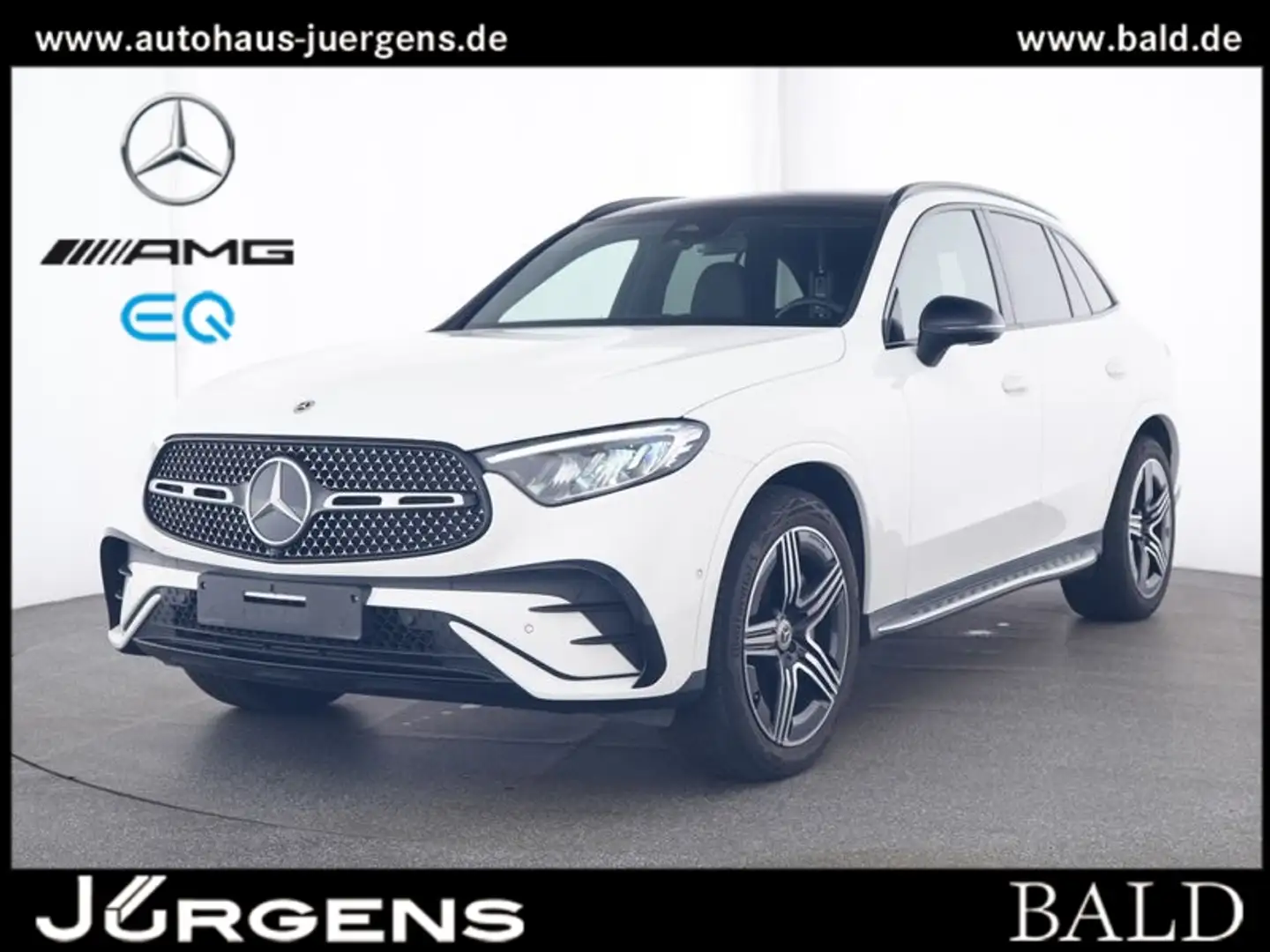 Mercedes-Benz GLC 300 d 4M AMG-Sport/Pano/AHK/Night/Distr/20' Weiß - 2