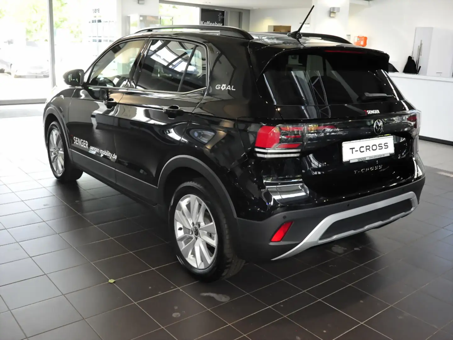 Volkswagen T-Cross 1.0 TSI GOAL DSG ACC NAVI AHK LED Schwarz - 2