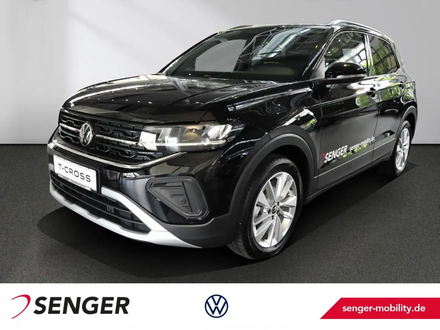 Volkswagen T-Cross 1.0 TSI GOAL DSG ACC NAVI AHK LED Schwarz - 1