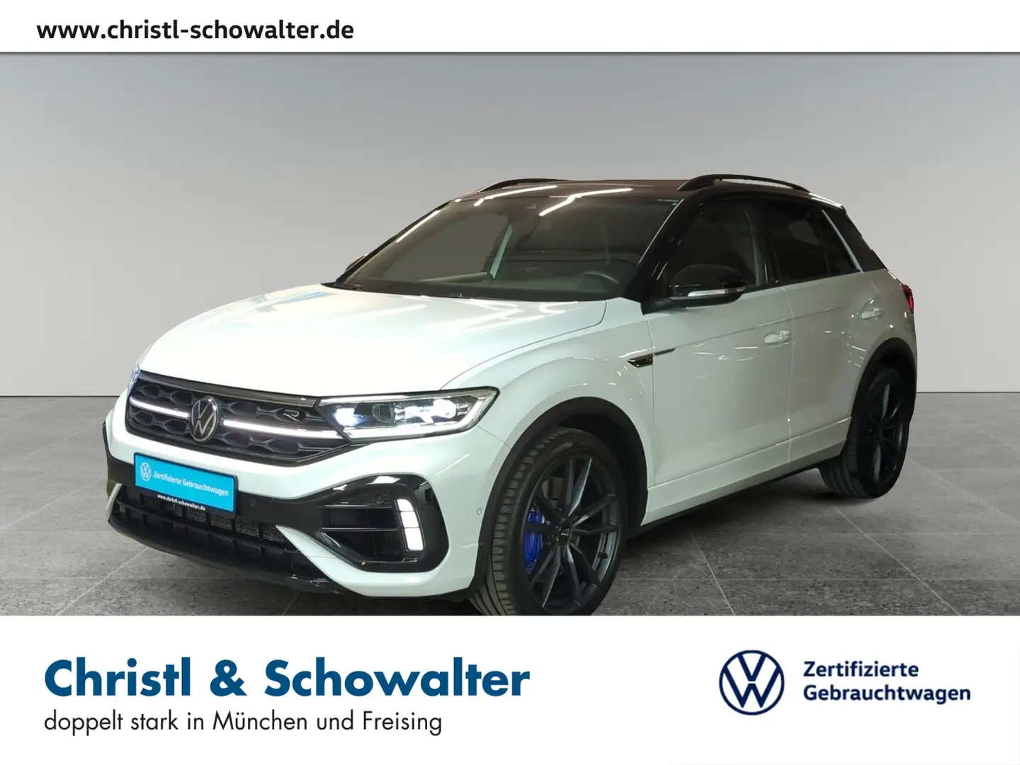 Volkswagen T-Roc R 2.0 TSI 4M AKRA LEDER MATRIX PANO BEATS Weiß - 1