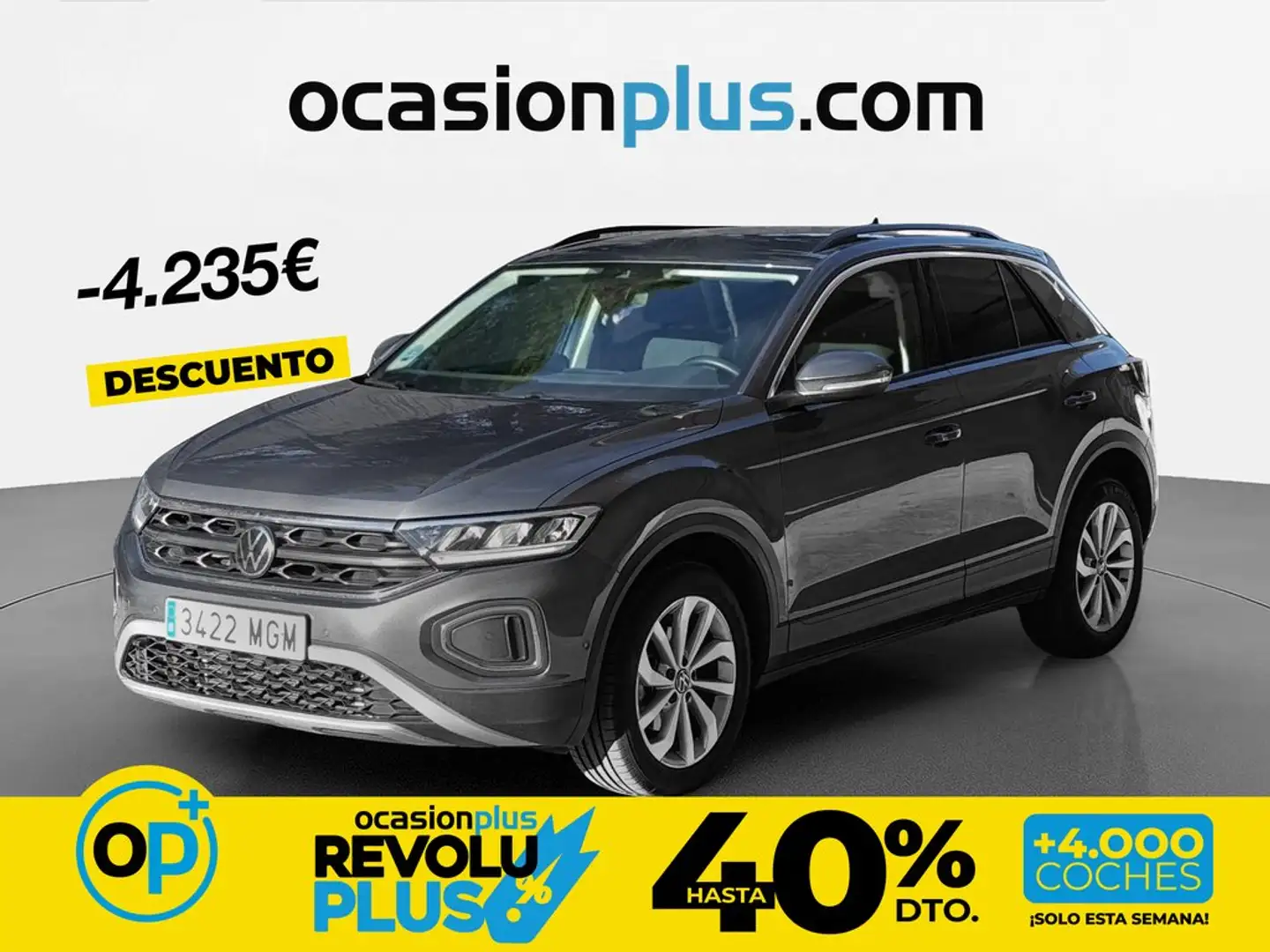 Volkswagen T-Roc 1.5 TSI Life 110KW Grau - 1