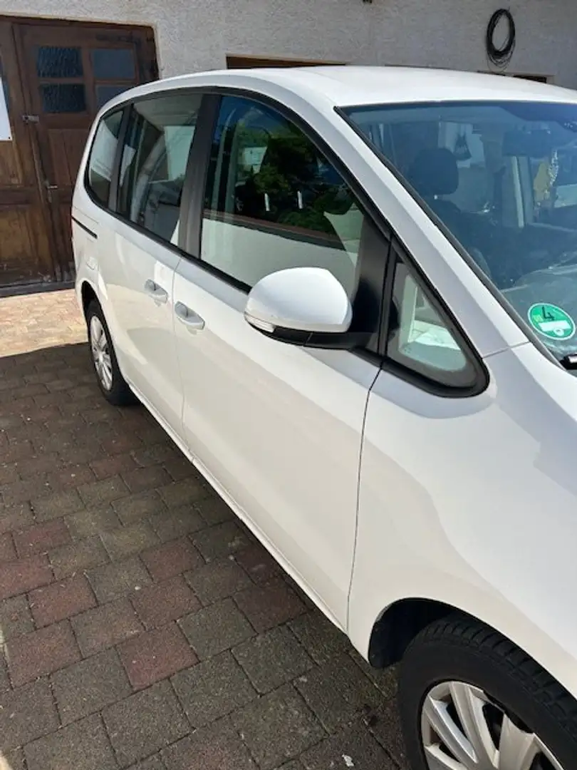 Volkswagen Sharan Sharan 2.0 TDI, 7 Sitze Navi BlueMotion Technology Bílá - 2