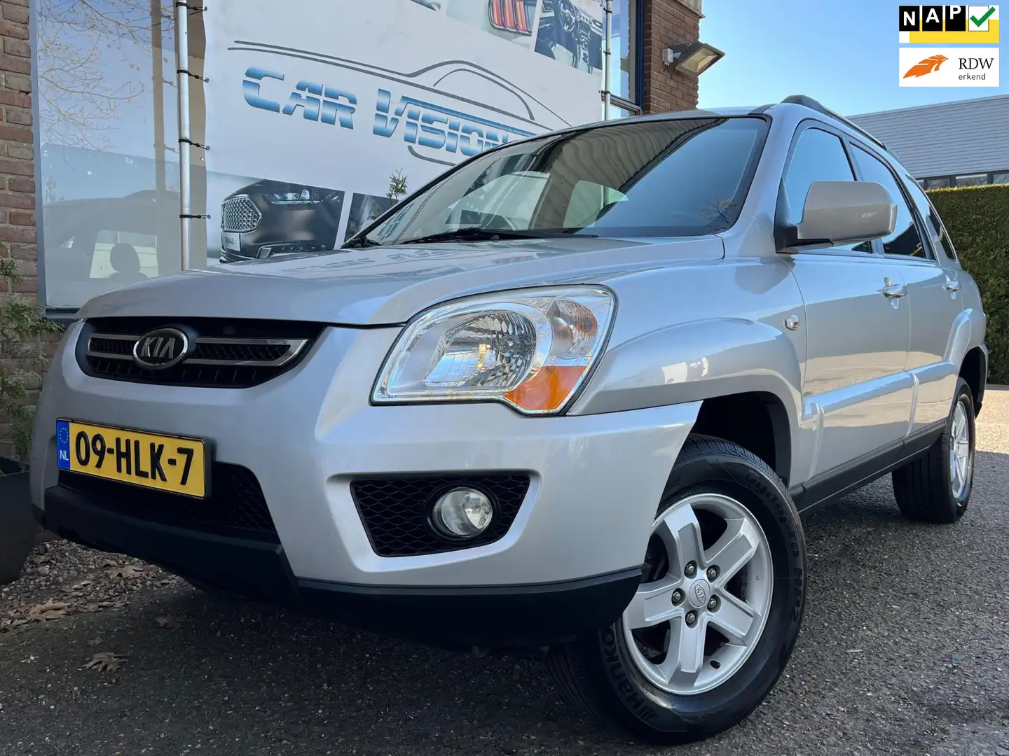 Kia Sportage 2.0 CVVT X-ecutive|Airco|Trekhaak|Cruise| Grey - 1