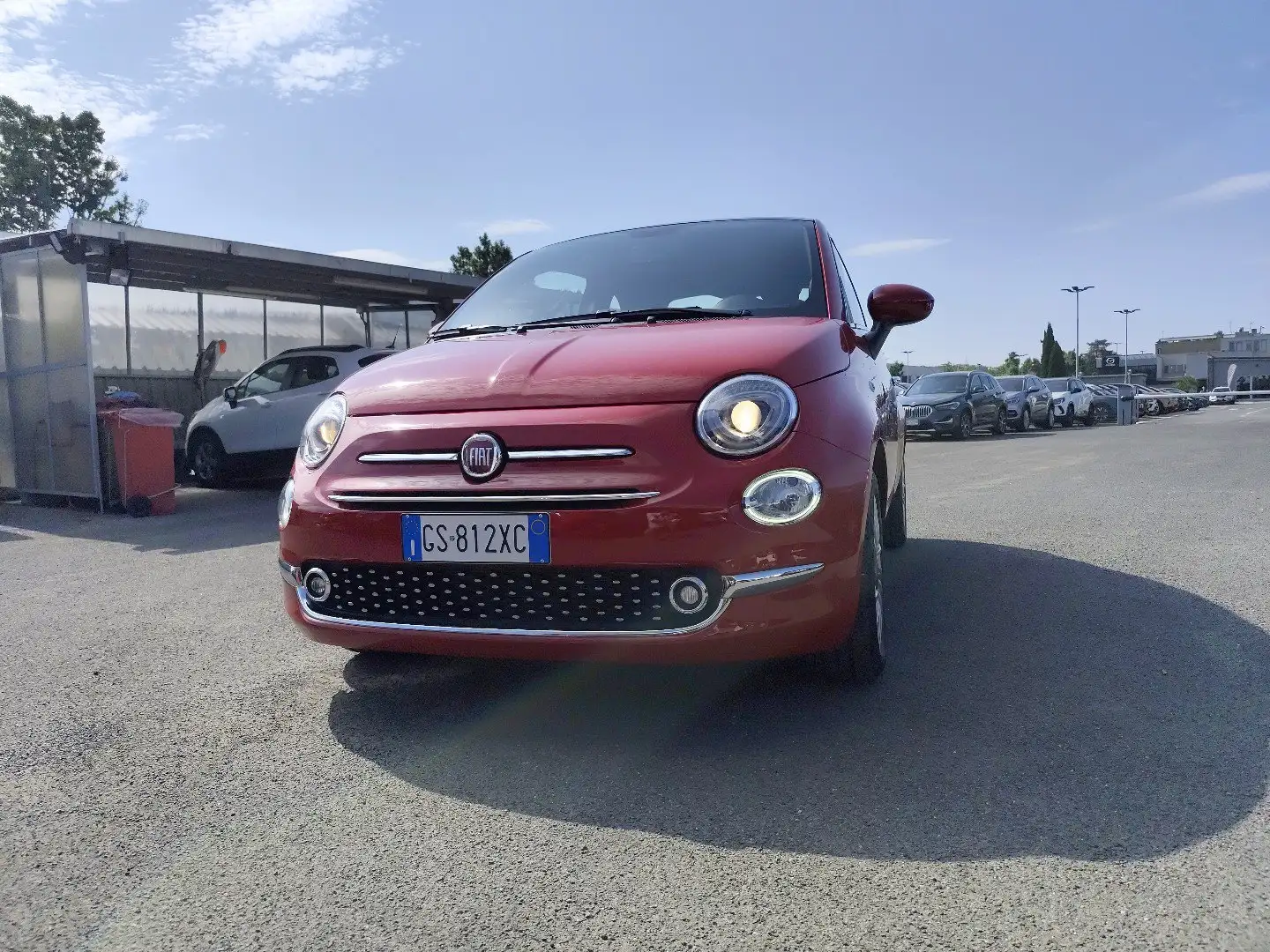 Fiat 500 1.0 Hybrid Dolcevita Rood - 1