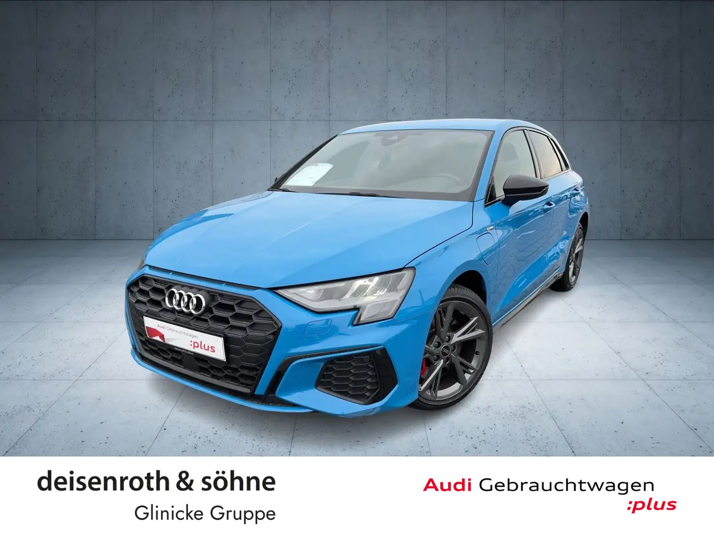 Audi A3 S line 45 TFSI e AHK/B&O/18"/ASI/SH Blau - 1