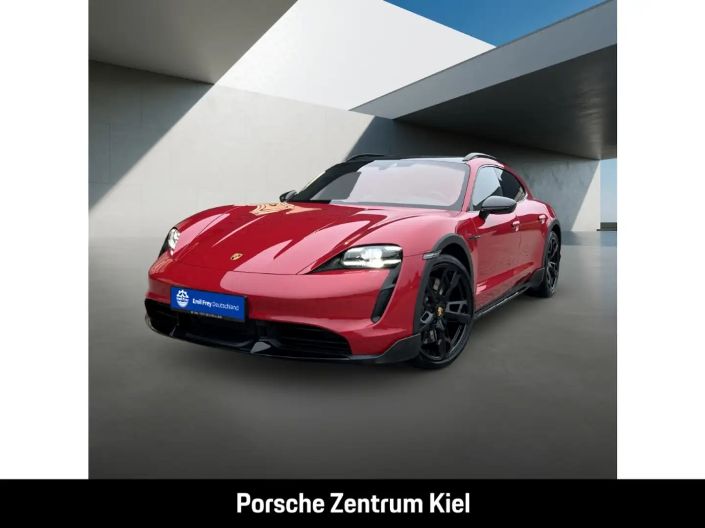 Porsche Taycan Turbo Cross Turismo Burmester Clubleder Rot - 1