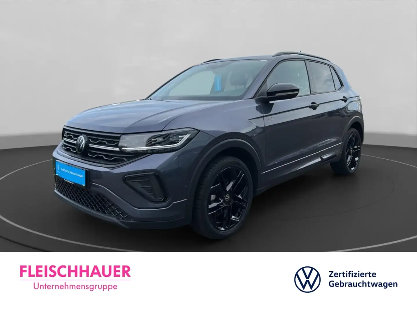 Volkswagen T-Cross R-Line 1.5 DSG+LED+ACC+SHZ+SPORTSITZE Grijs - 1