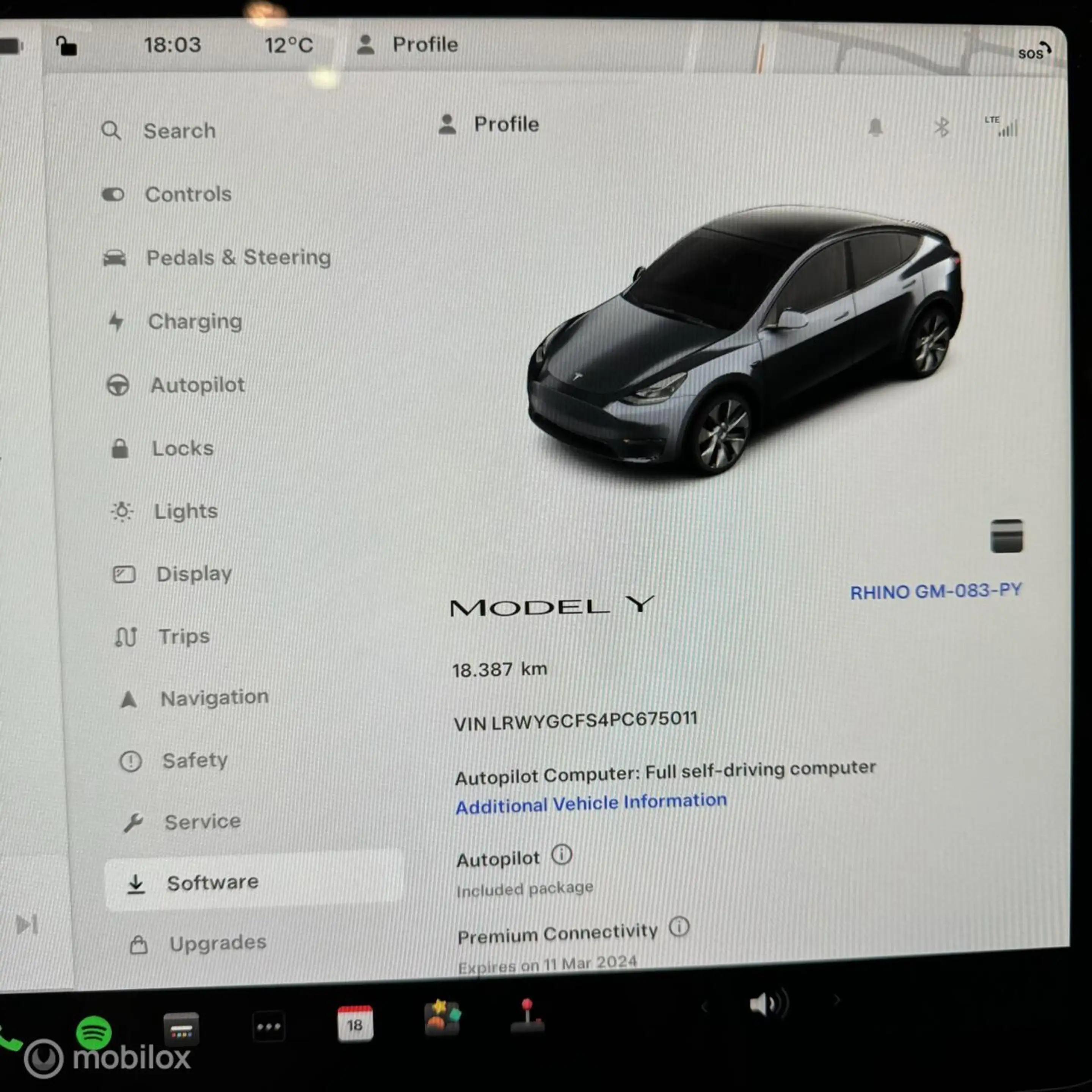 Tesla Model Y PREMIUM LFP + MMX PACK + IAP + SOH 94.7% — photo 12