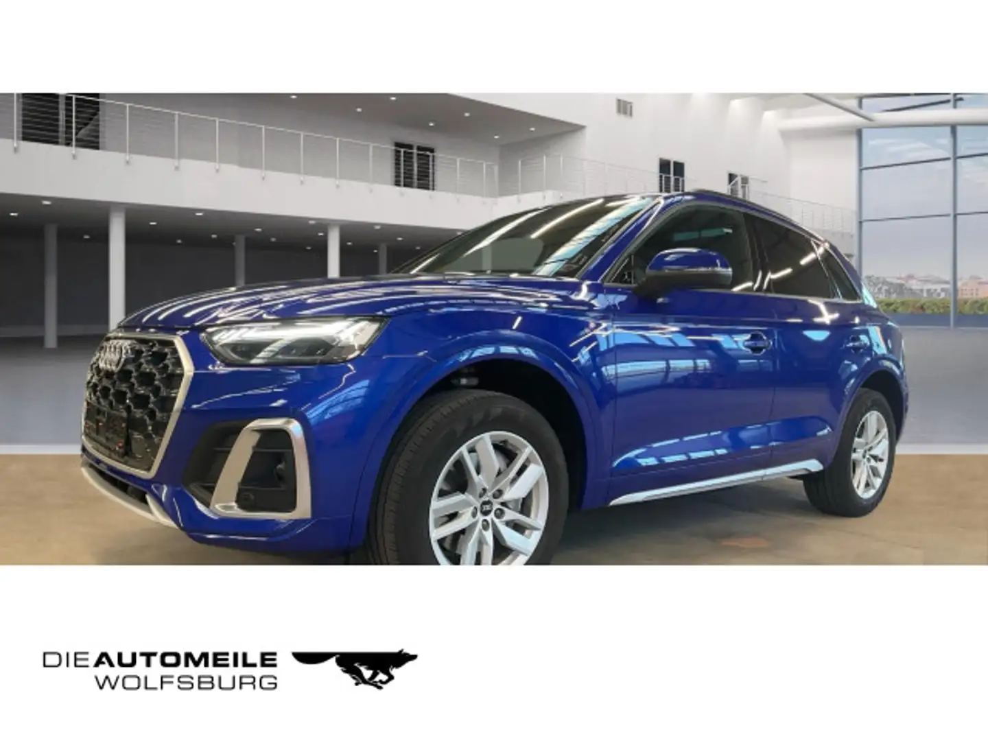 Audi Q5 45TFSI qu S-tronic S-LINE PANO/AHK/TOUR/MATRI Blau - 1