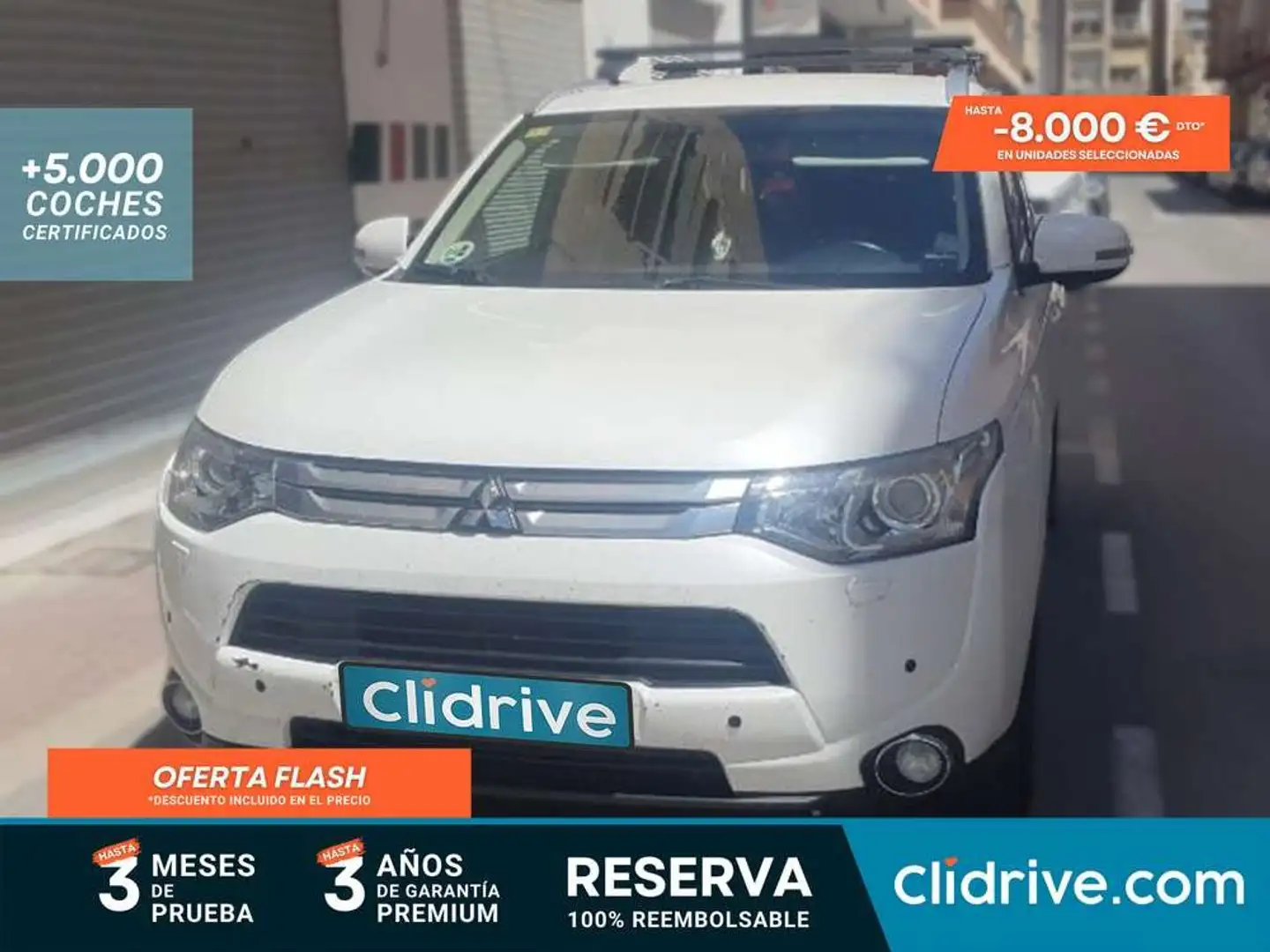 Mitsubishi Outlander 220DI-D Motion 2WD 7pl. Blanco - 1