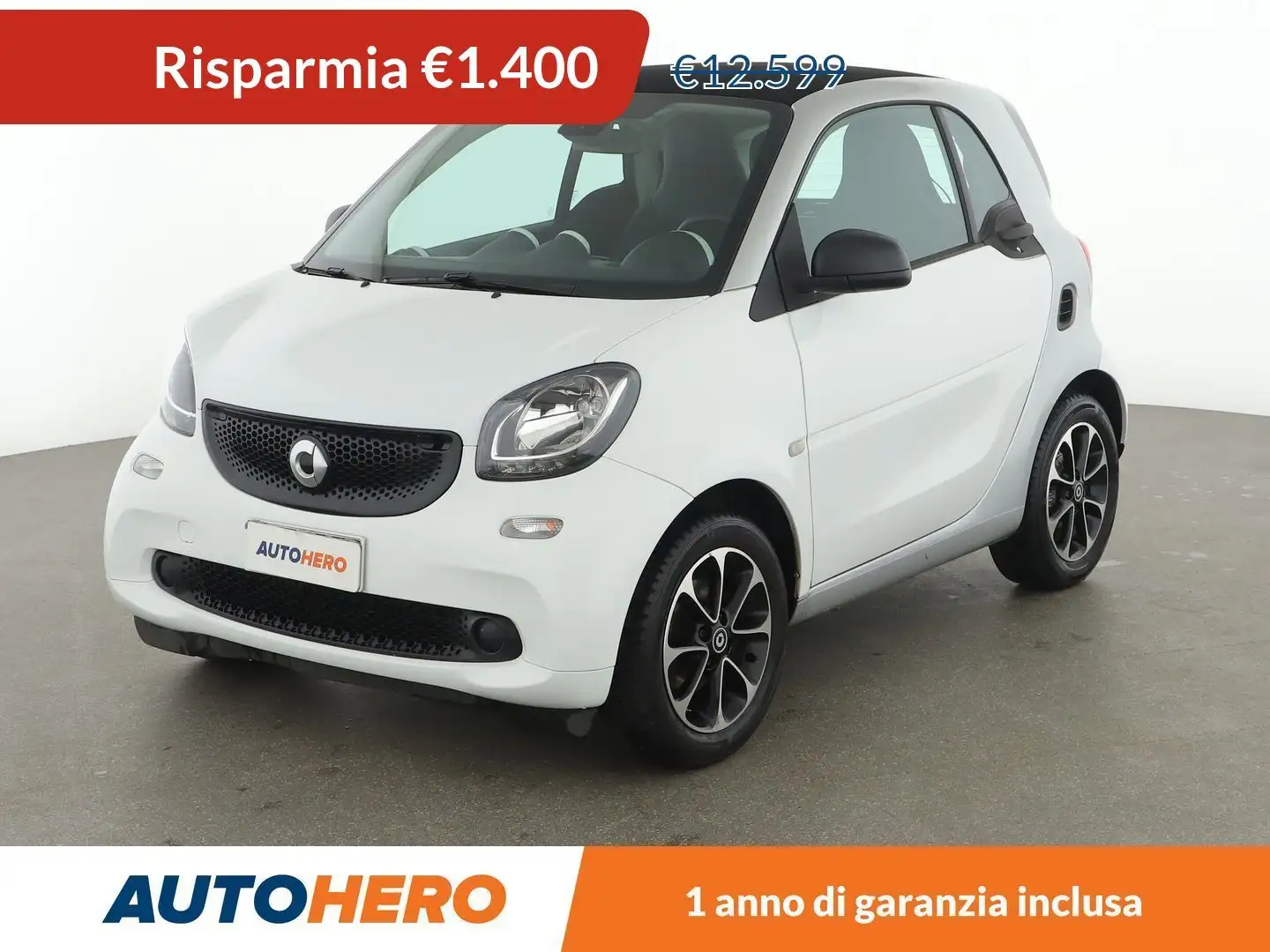smart forTwo 1.0 youngster 70 CV twinamic Bianco - 1