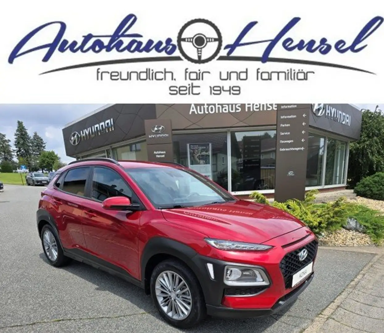 Hyundai KONA Kona 1.0 T-GDi Style Rood - 1