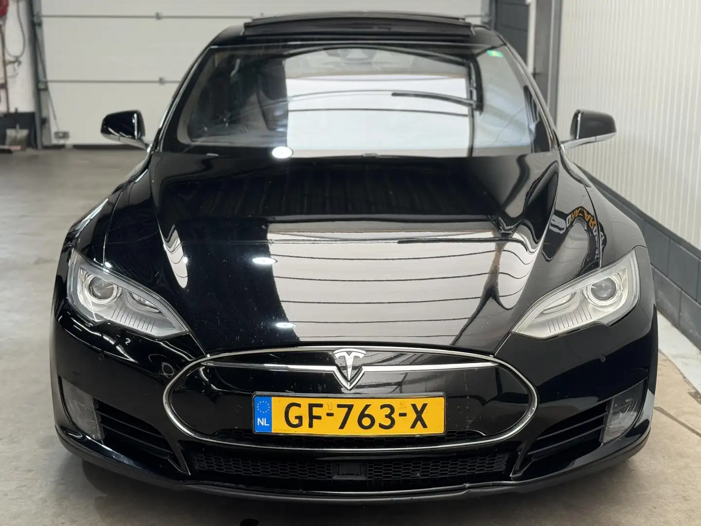 Tesla Model S 85 Base Pano alles werkt Nieuwe ACCU Zeer netjes Zwart - 2