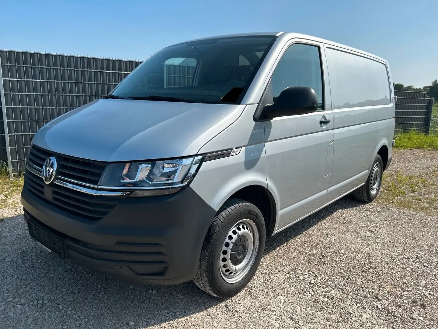 Volkswagen T6 Transporter T6.1 Transporter 2.0 TDI KLIMA SHZ FENSTER TEMPO Silber - 1