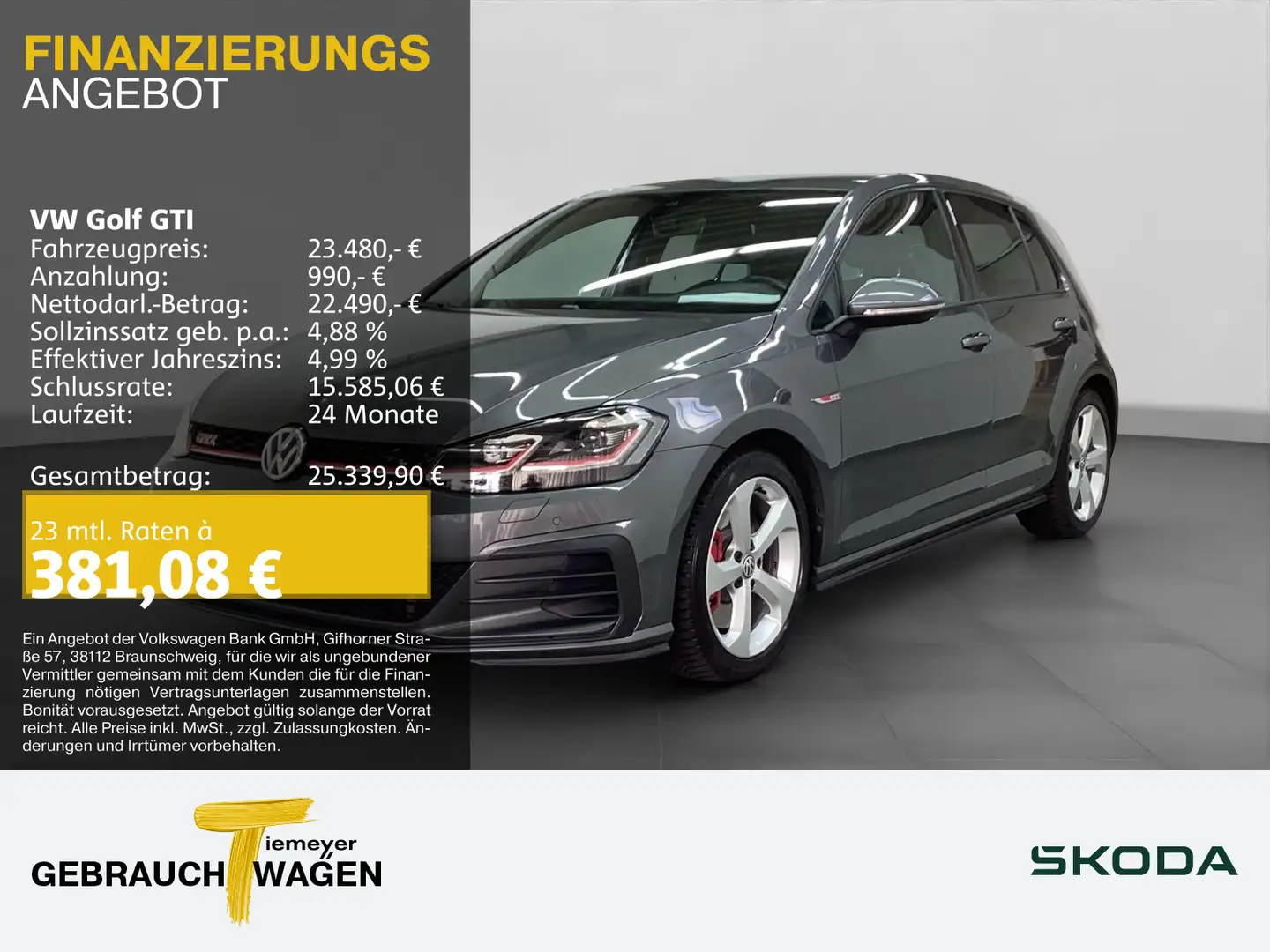 Volkswagen Golf GTI PERFORMANCE NAVI LED ACC Grau - 1