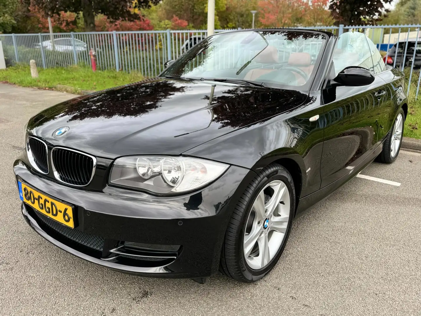 BMW 118 1-serie Cabrio 118i Executive Automaat Navi Leder Noir - 1