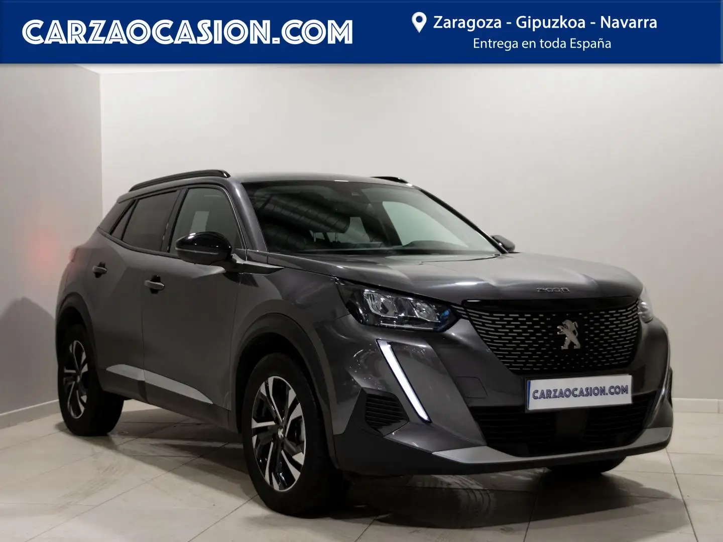 Peugeot 2008 1.2 PureTech S&S Allure 100 Gris - 1