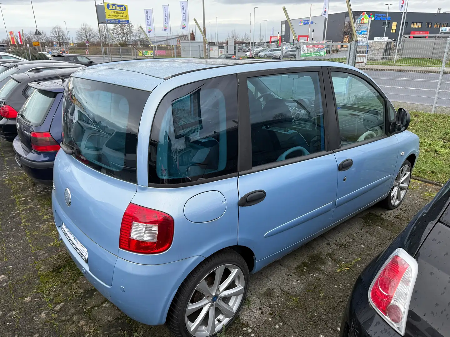 Fiat Multipla 1.6 16V Dynamic Klima 2 x Schiebedach ALU Blau - 2