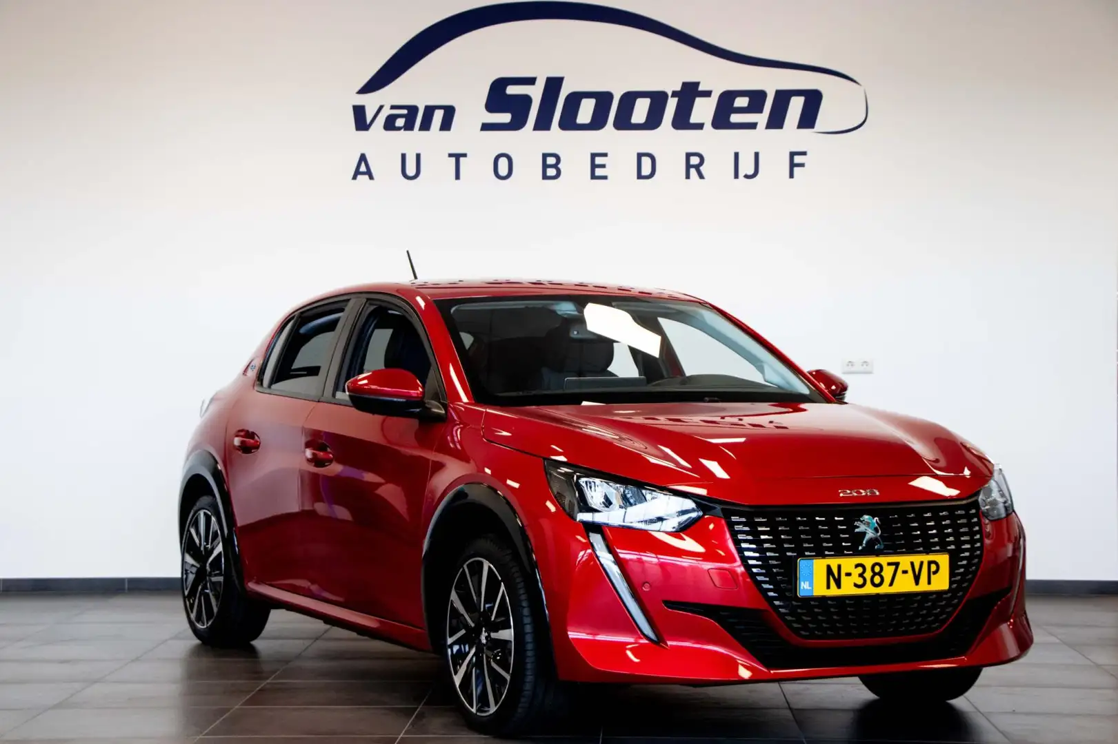 Peugeot e-208 EV Active 50 kWh| Volledig Elektrisch|Navi| Cruise Rood - 2