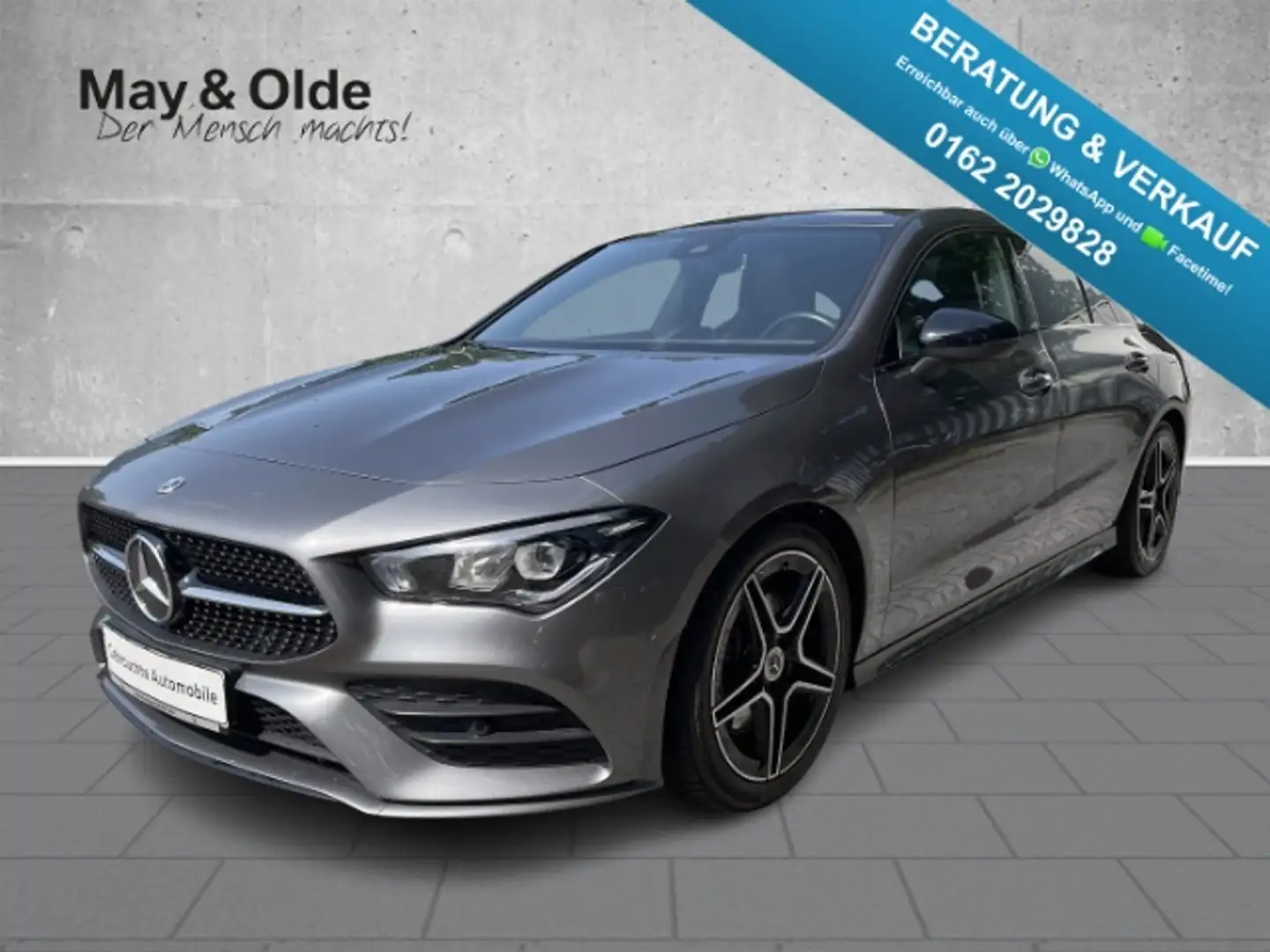 Mercedes-Benz CLA 200 AMG Pano Navi  Soundsystem LED Apple CarPlay Gris - 1