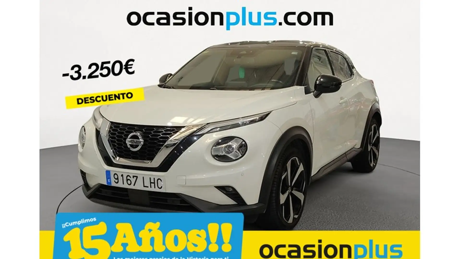 Nissan Juke 1.0 DIG-T Tekna 4x2 DCT 7 117 Blanc - 1
