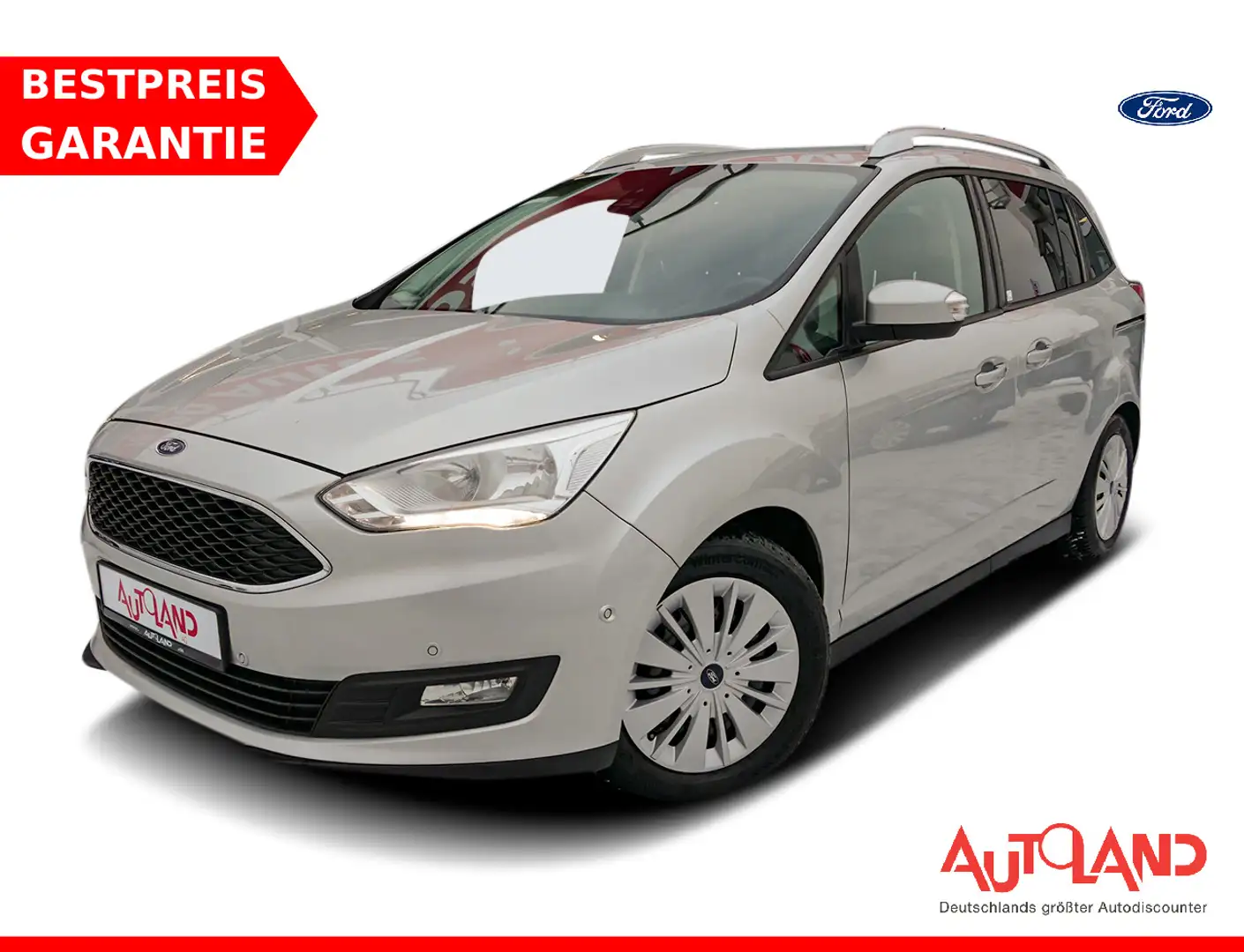 Ford Grand C-Max Grand C-MAX 1.0 EcoBoost Navi Kamera AHK Klima Argent - 1