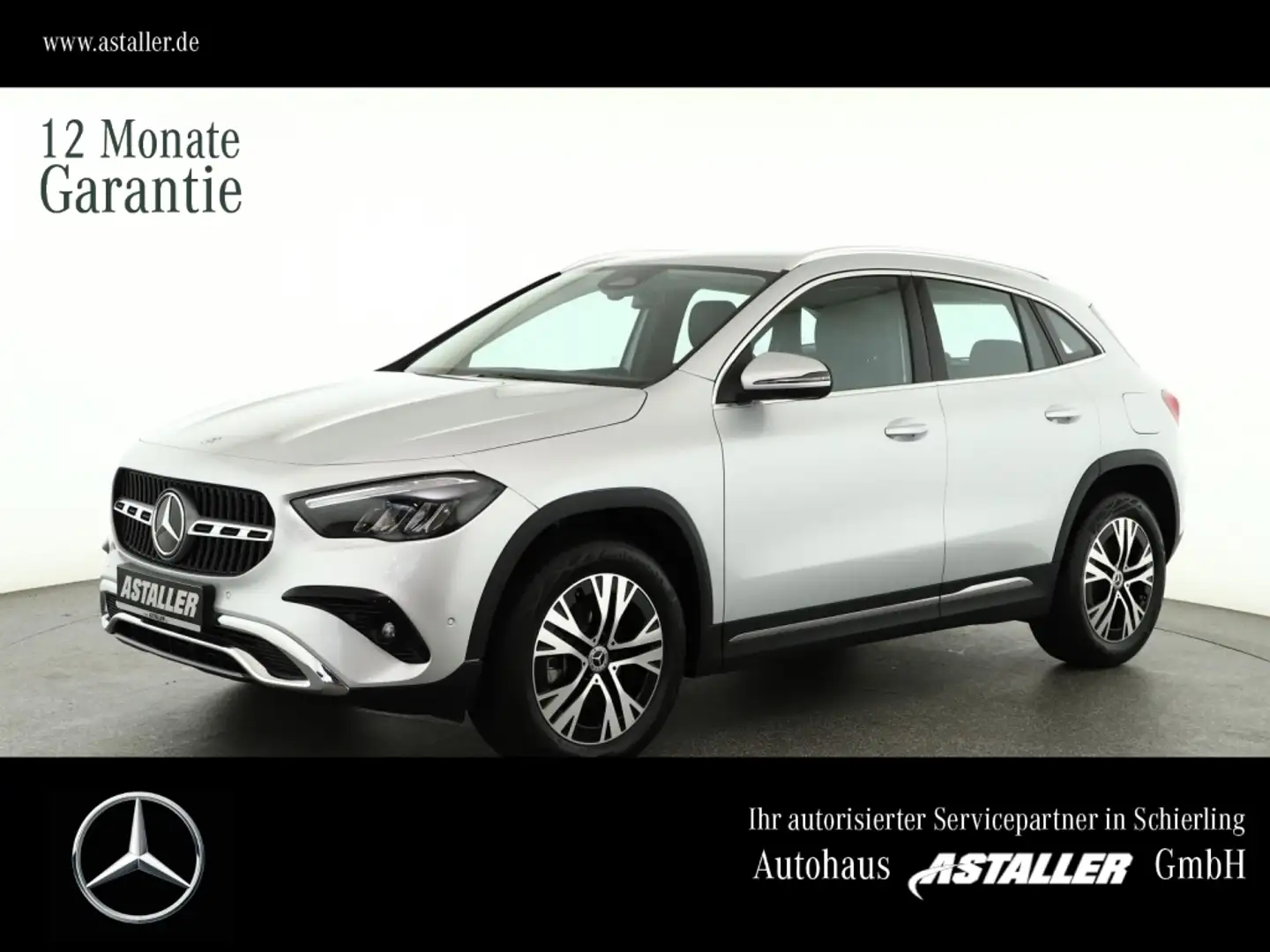 Mercedes-Benz GLA 200 Progressive Advanc+18"+MBUX+Led+WiPa+Kam Silber - 1