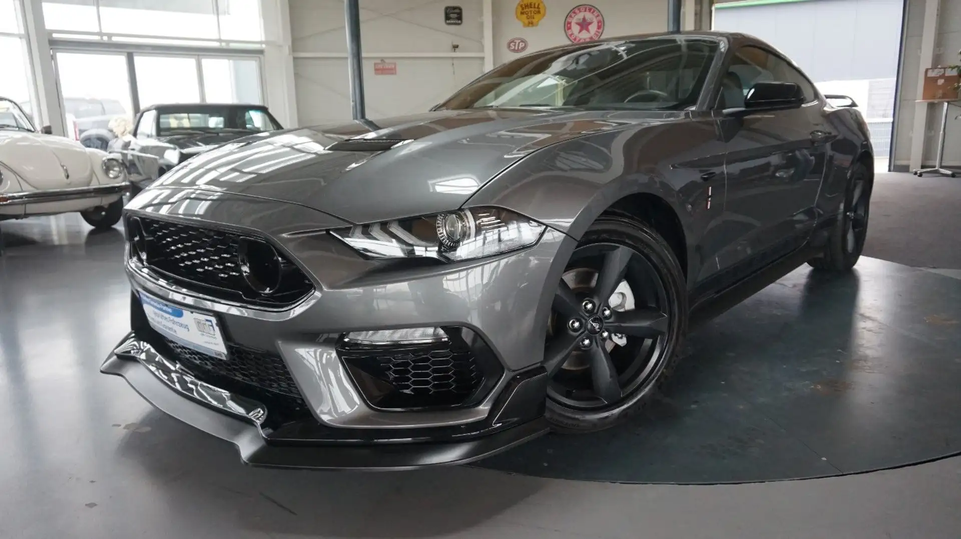 Ford Mustang 2.3 EcoBoost Auto*Klima*Kamera*Leder* Grau - 1