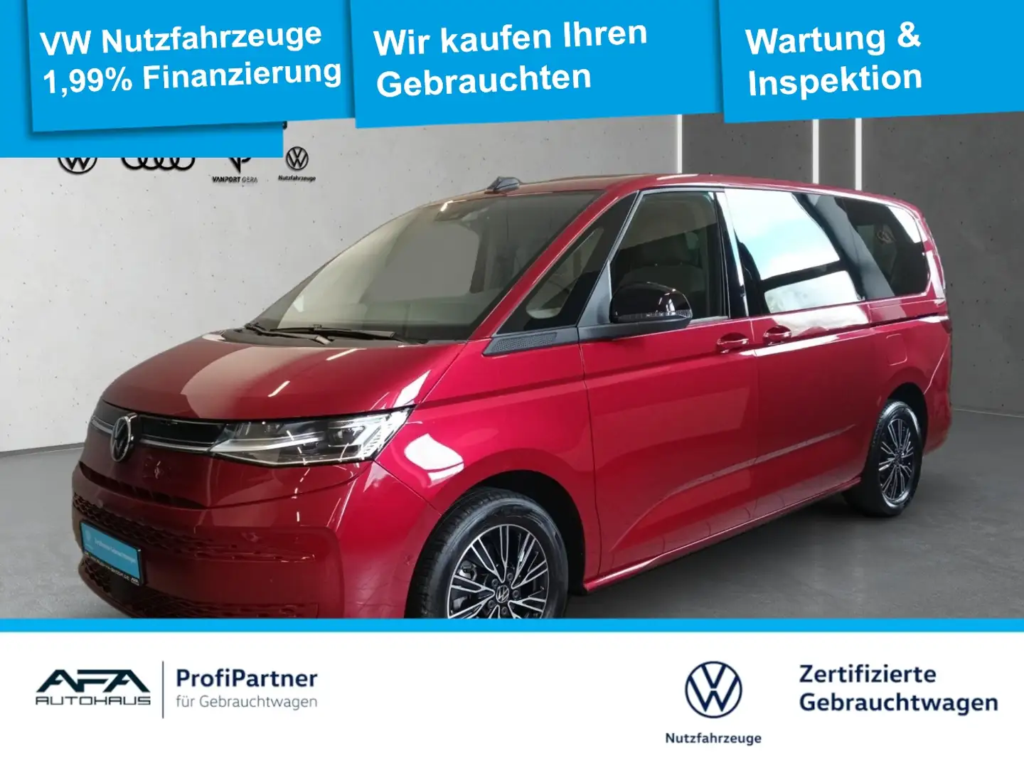 Volkswagen T7 Multivan 2,0 TDI LIFE DSG LED*Navi*AHK*Sthz Rojo - 1