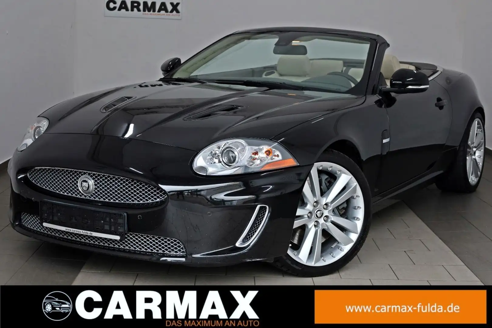 Jaguar XKR Cabrio 5.0 V8 R Performance,Navi,SH+Lüftung Schwarz - 1