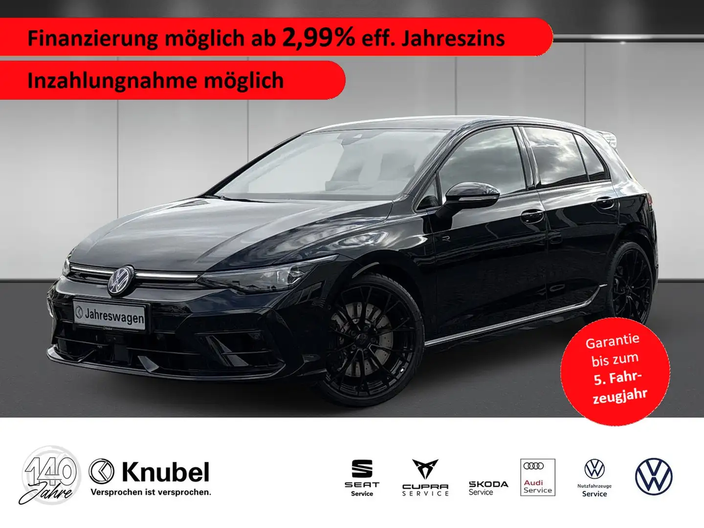Volkswagen Golf VIII R Black Edition IQ.Light Navi HarmanKardon... Schwarz - 1