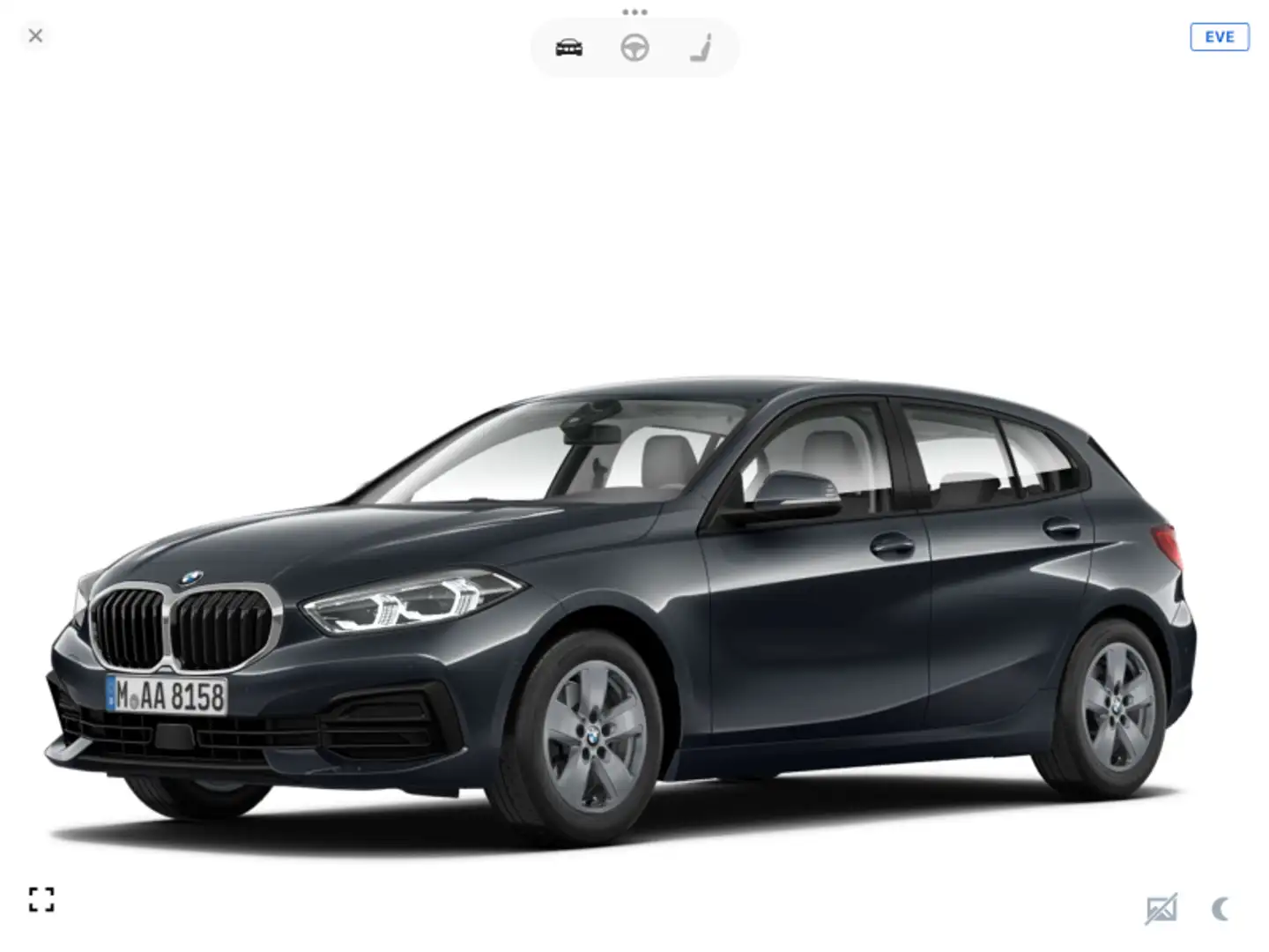 BMW 116 i Hatch Gris - 1