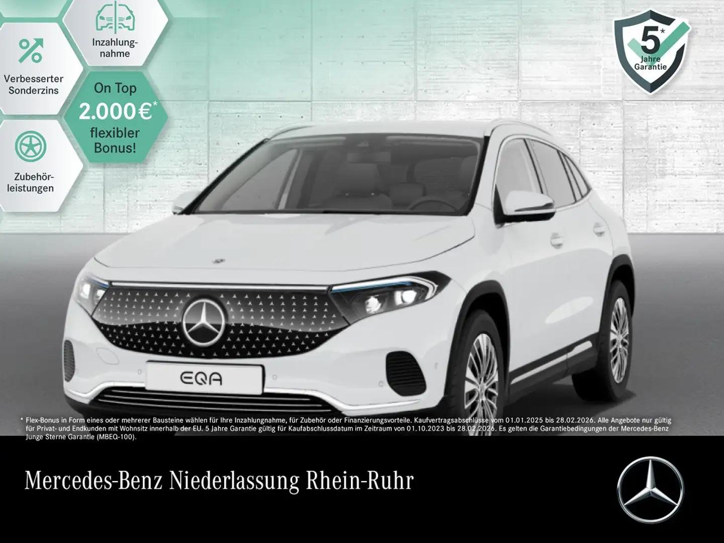 Mercedes-Benz EQA 250 PLUS-PAKET+KAMERA+KEYLESS+SPUR Weiß - 1