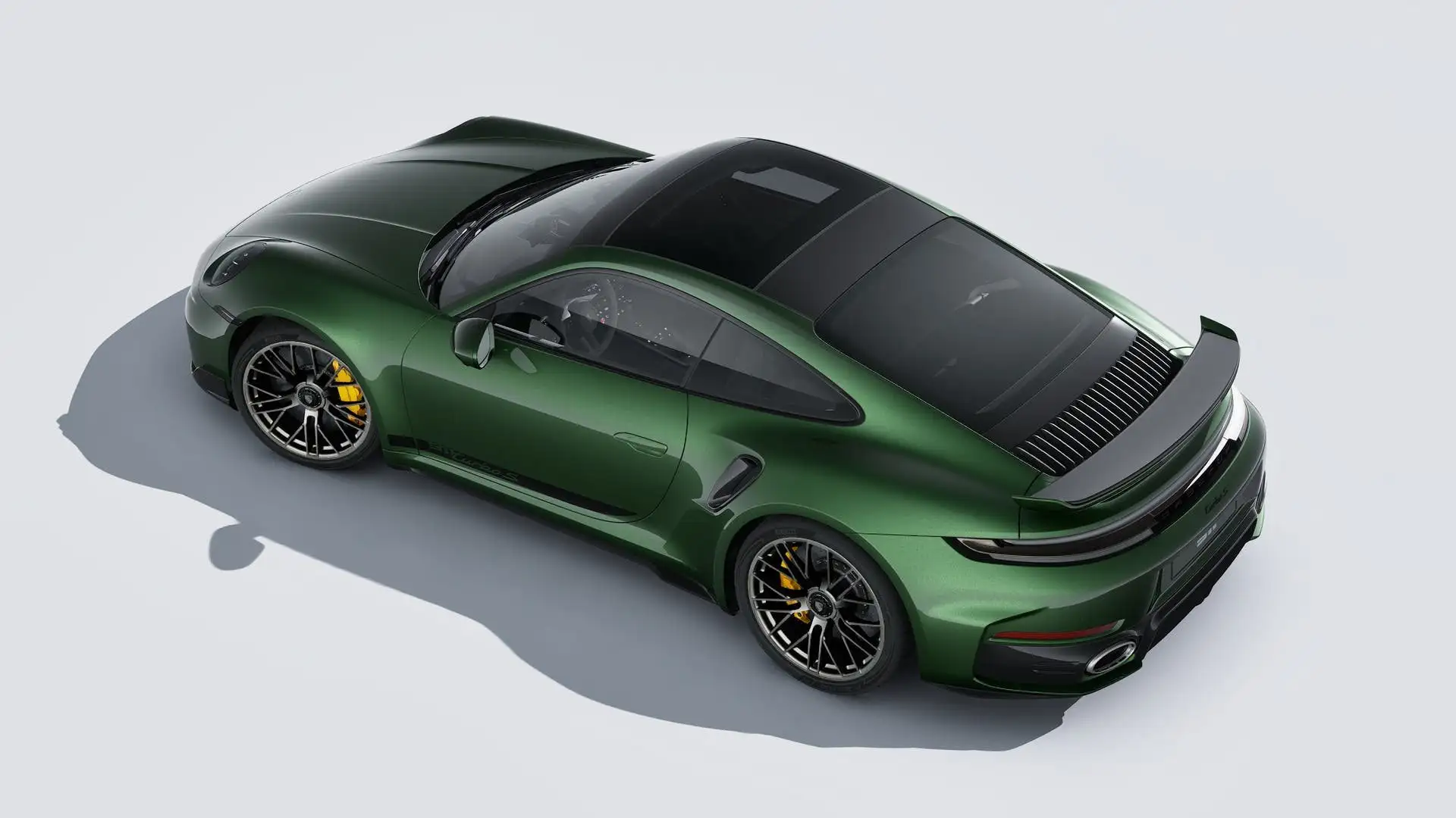 포르쉐 911 Turbo S Coupe 2026 초록 사진 4