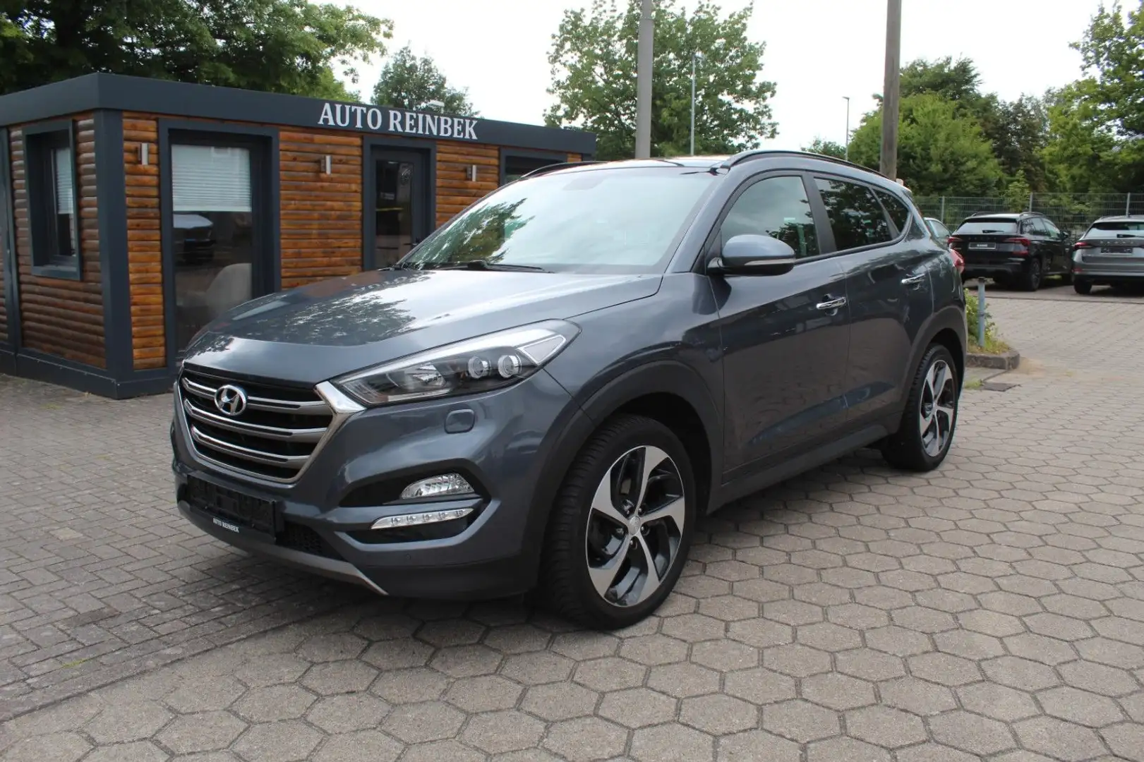 Hyundai TUCSON 2.0 CRDi 4WD Gris - 1